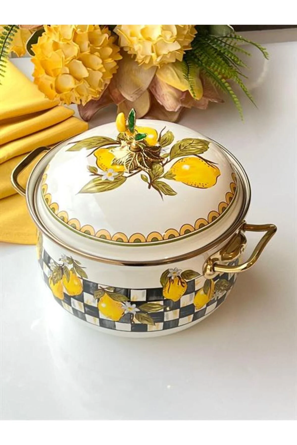 قابلمه گلدان مینا AMARILLO اورجینال ROSSEV