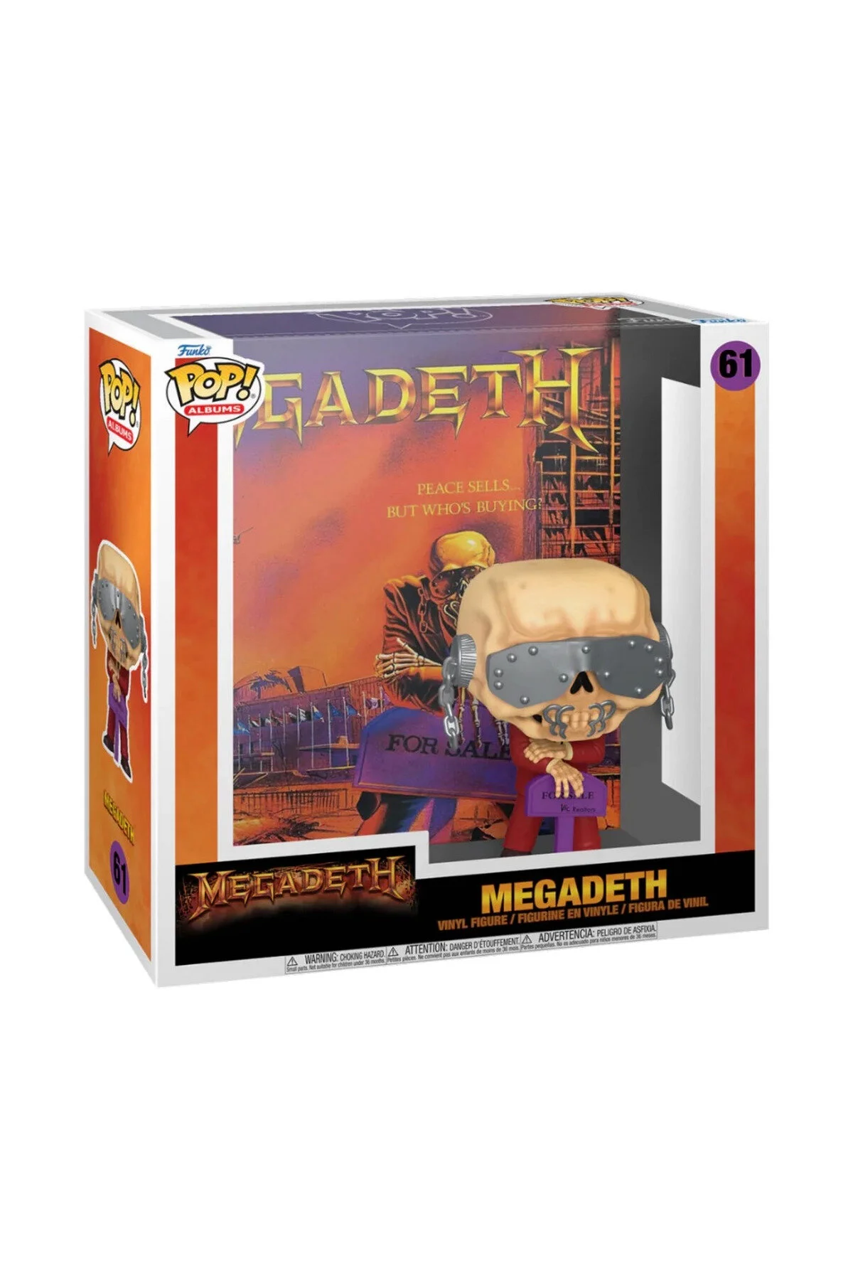 اسباب بازی های فیگور شخصیت FUNKO POP! آلبوم MEGADETH 72589 TOYFEST