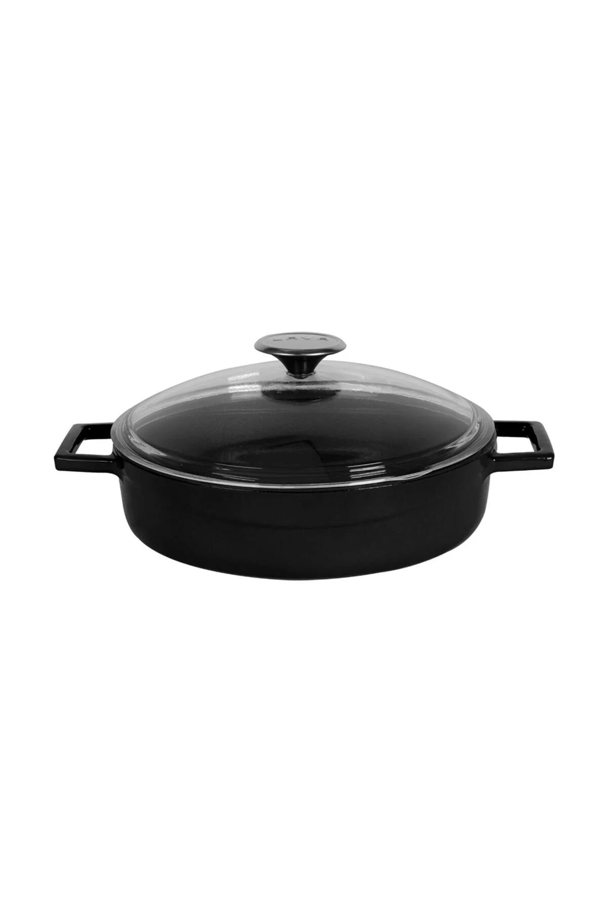 قابلمه ریخته گری وسایل آشپزی بهاری چند منظوره. قطر سری GLAZE Ø 24 سانتی متر. قرمز Lava
