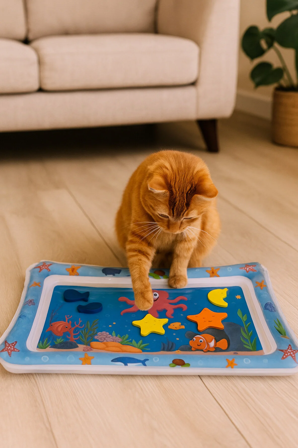 اسباب بازی گربه COOLING CAT PLAY WATER MAT ZİLLİ SHOP
