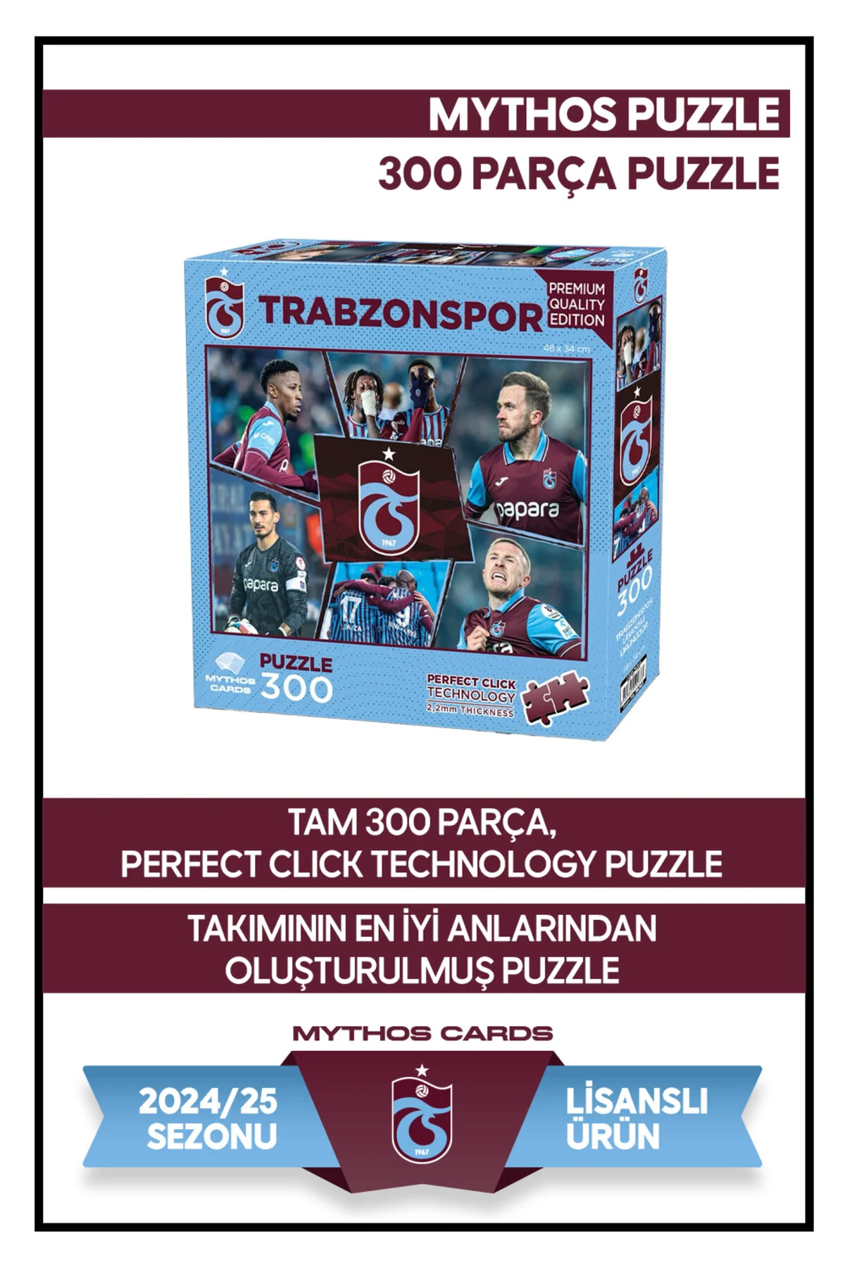 پازل مجموعه 300 تیکه از ترکیه Trabzonspor