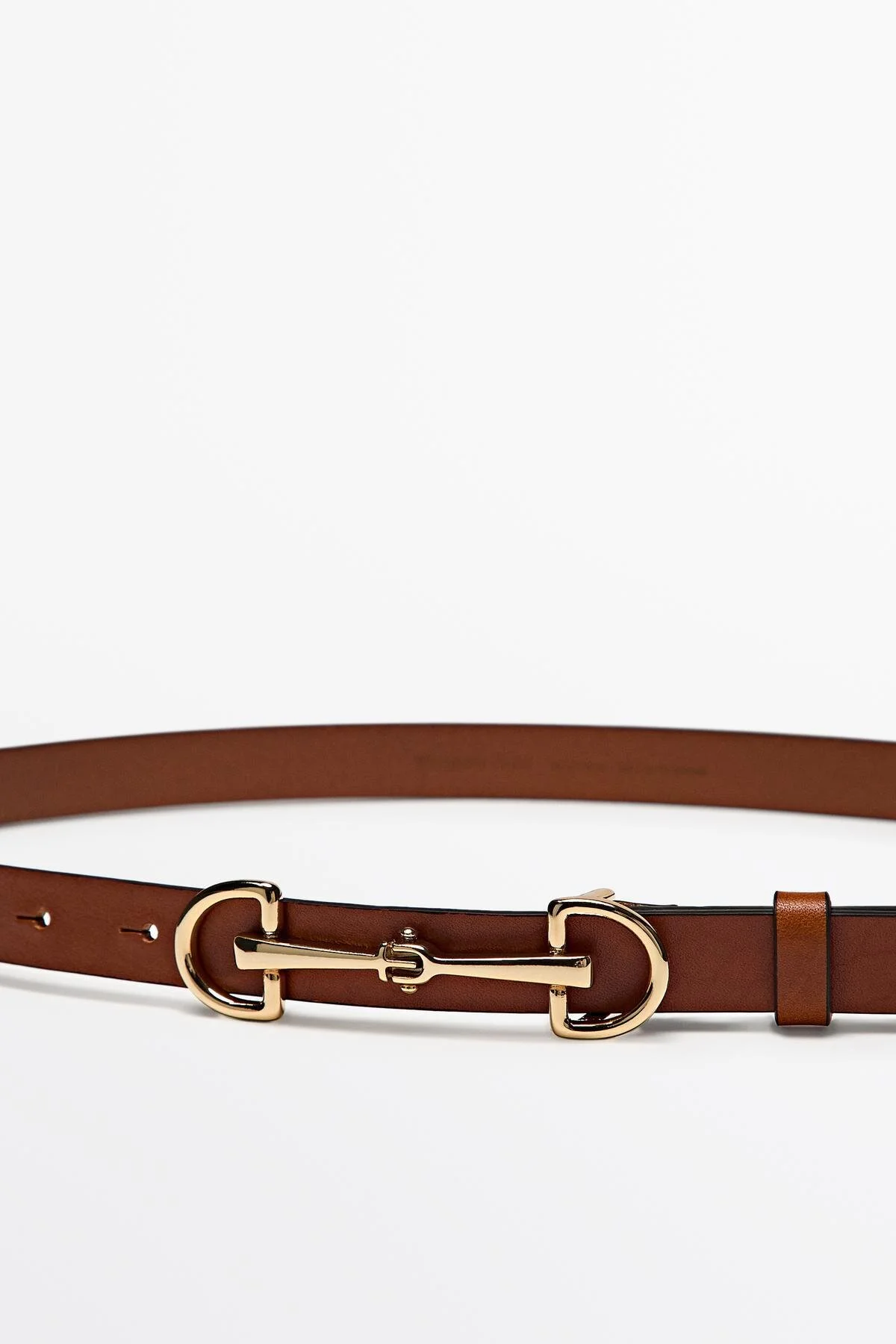 کمربند سواری چرم ناپا اورجینال ماسیمو دوتی Massimo Dutti