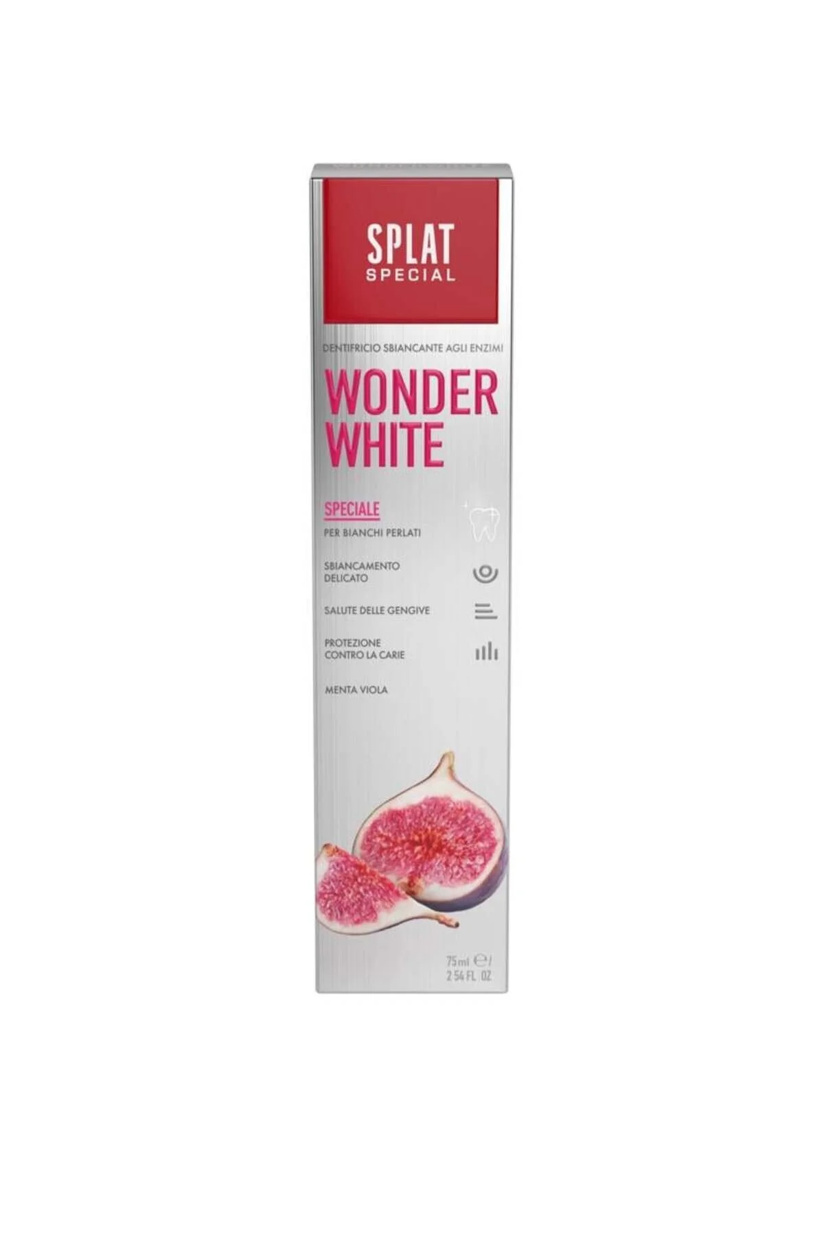 محصولات سفیدکننده دندان خمیر مخصوص WONDER WHITE 75 میلی لیتر Splat