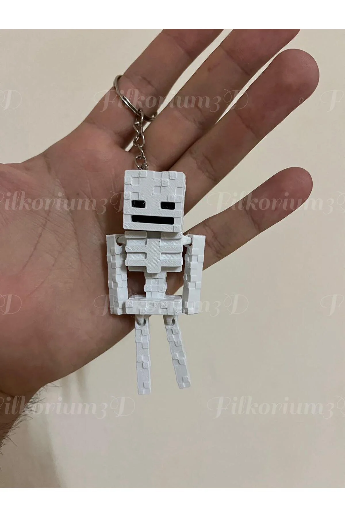 جاکلیدی MINECRAFT SKELETON هدیه بازی کودکانه Filkorium3D