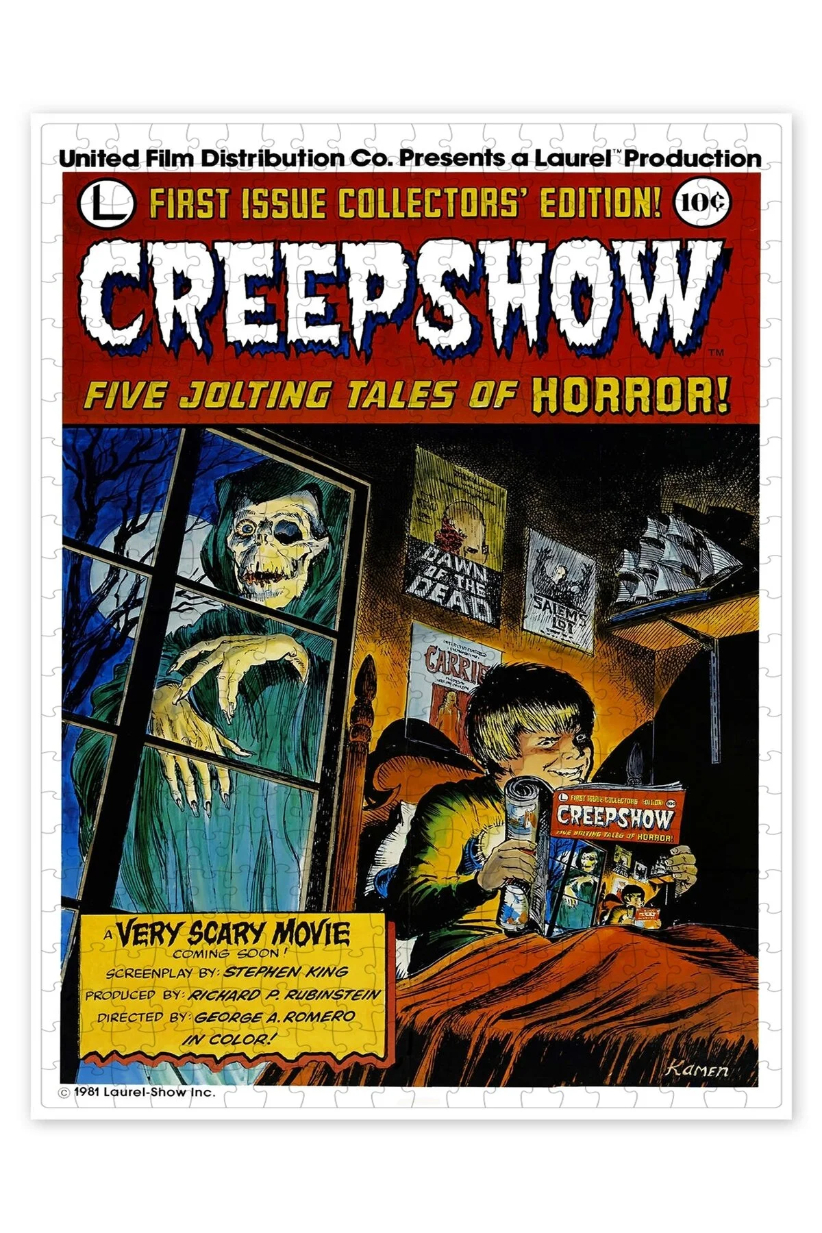 پازل CREEPSHOW 500 PIECE JIGSAW PUZZLE با موضوع فیلم کلاسیک از ترکیه Jeronkarji