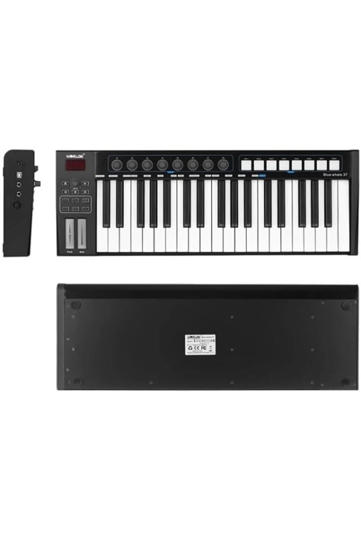 فناوری ضبط WORLD BLUE WHALE 37 صفحه کلید MIDI KEY ShopZum