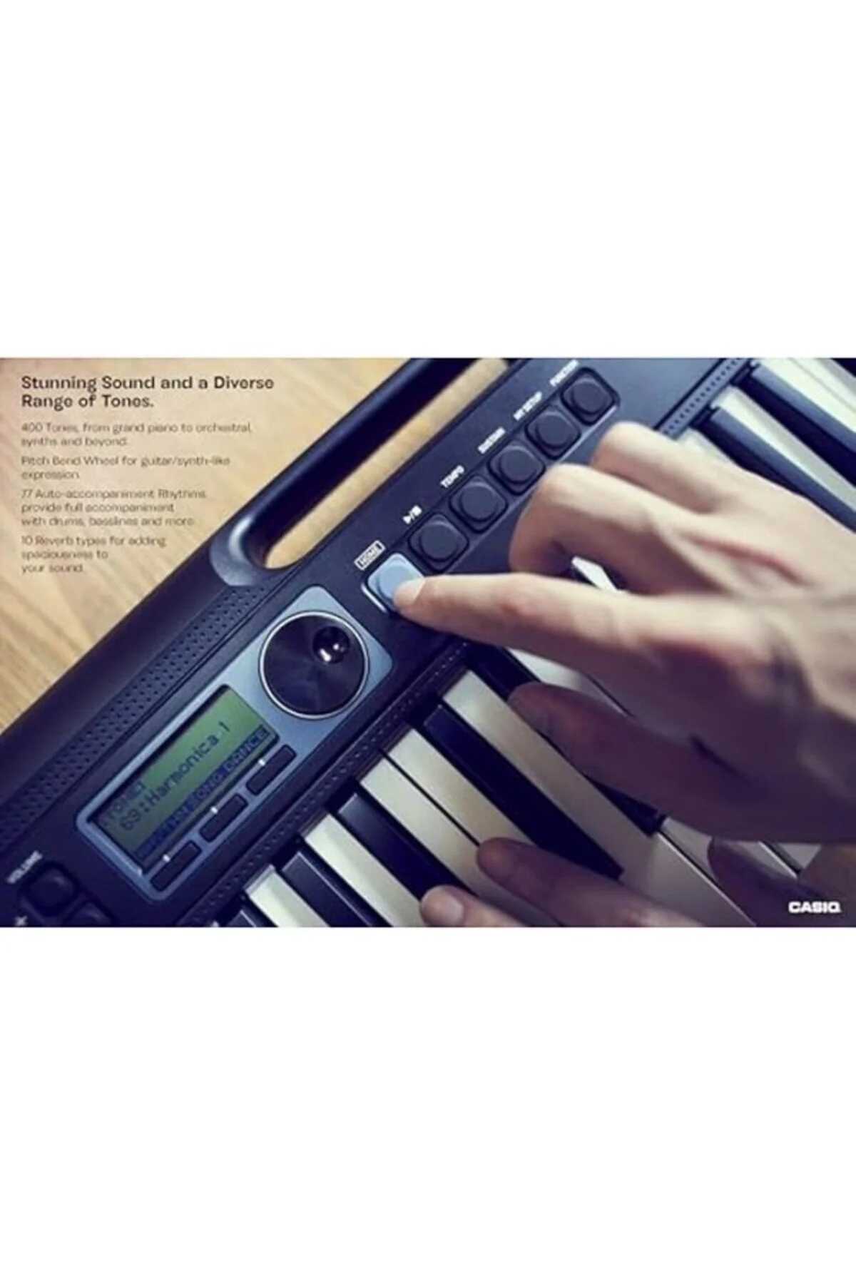 ارگ CASIOTONE CT S300C2 61 ORGAN سیاه ShopZum