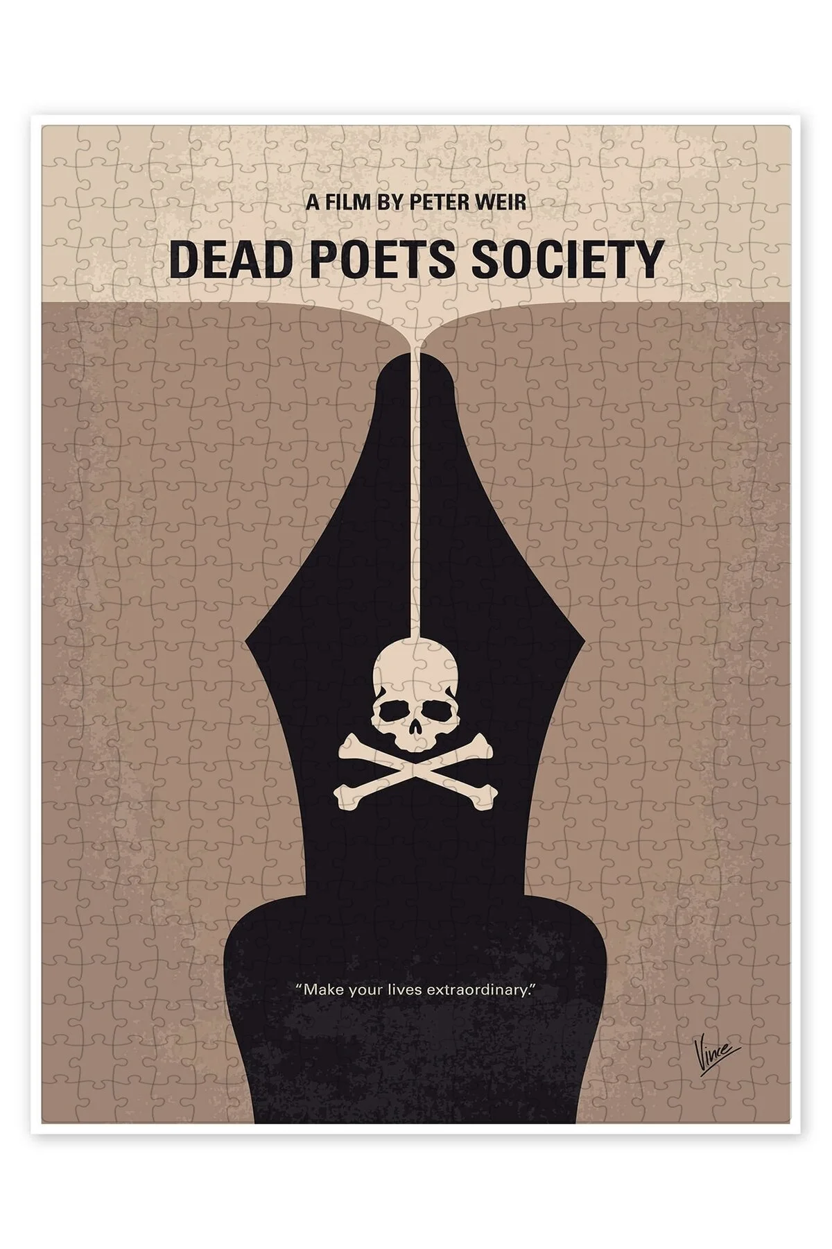 پازل DEAD POETS SOCIETY 500 PIECE PUZZLE اره منبت کاری مویی فیلم کلاسیک از ترکیه Jeronkarji