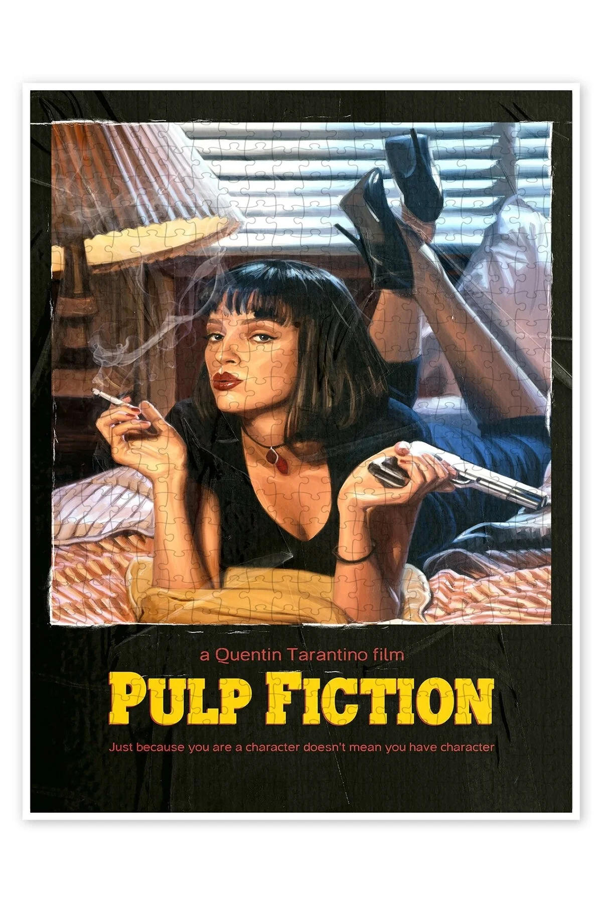 پازل PULP FICTION فیلم 500 PIECE JIGSAW PUZZLE کوئنتین تارانتینو با موضوع کلاسیک از ترکیه Jeronkarji