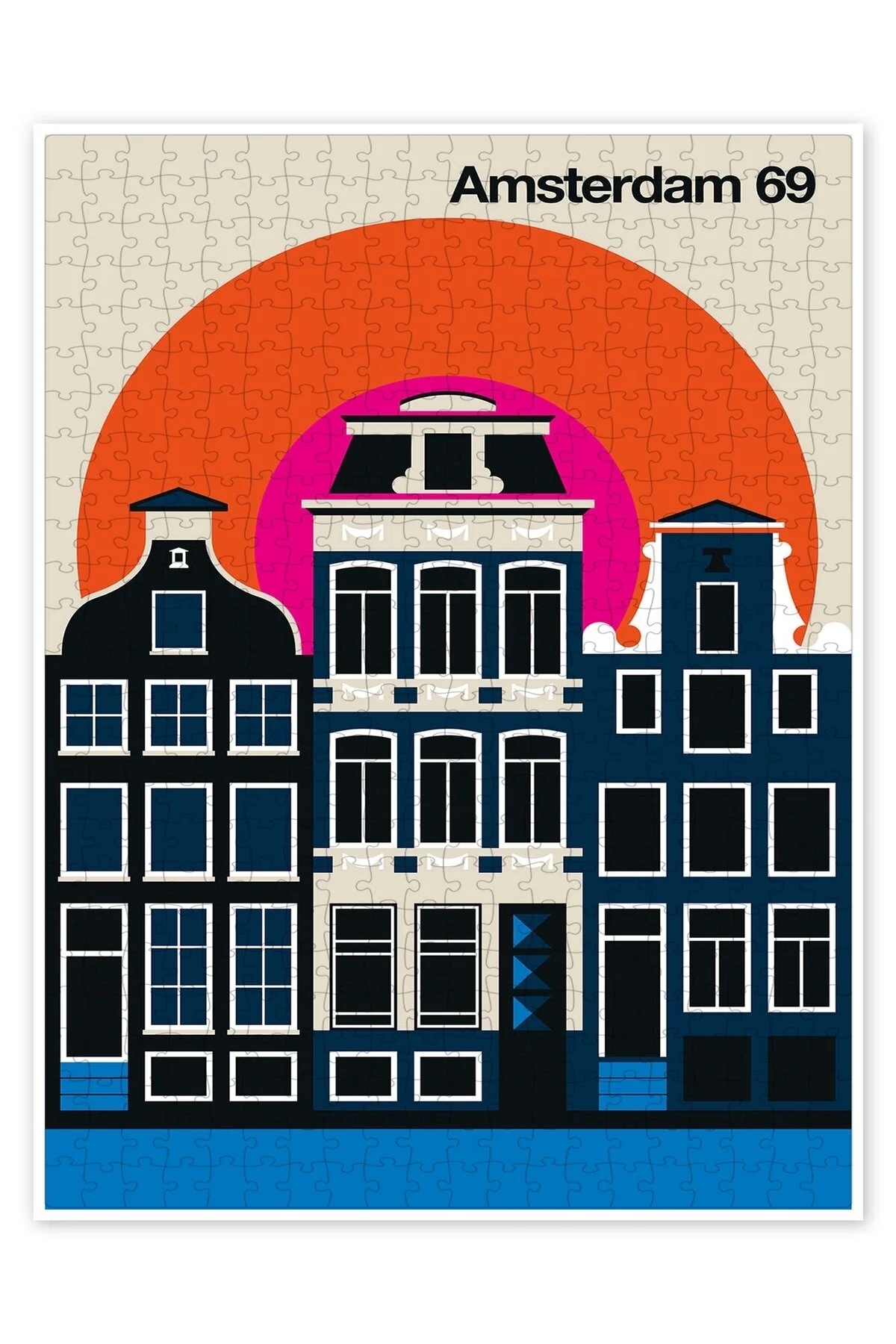 پازل AMSTERDAM 69 500 PIECE PUZZLE JIGSAW CITY LANDSCAPE THEMED سرگرمی از ترکیه Jeronkarji
