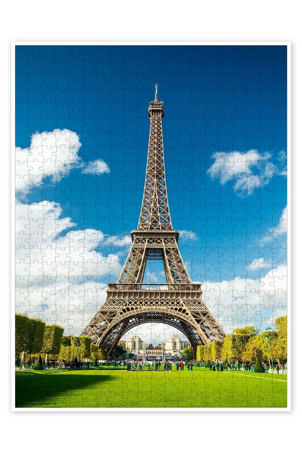 پازل LA TOUR EIFFEL 500 PIECE اره منبت کاری مویی منظره شهر سرگرمی مضمون از ترکیه Jeronkarji