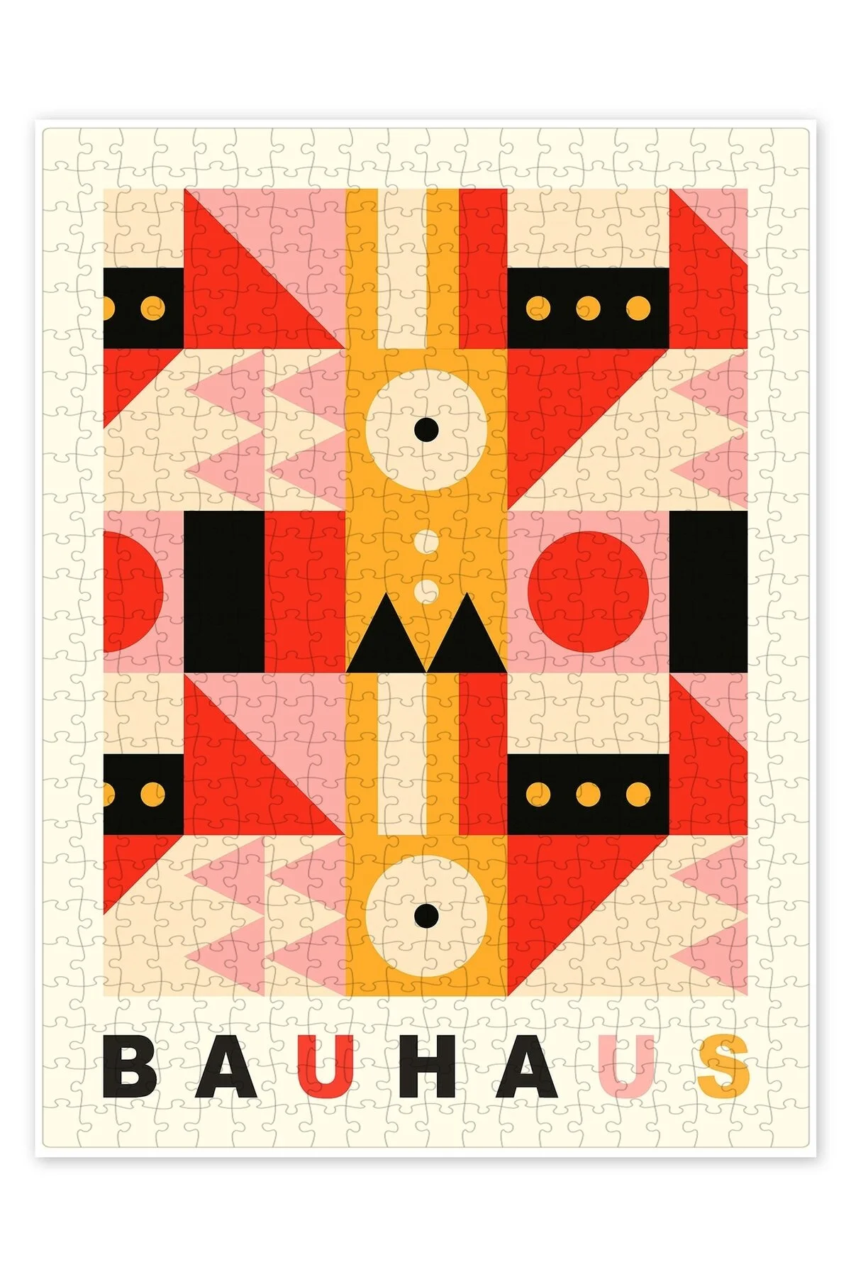 پازل BAUHAUS NO 1 500 PIECE JIGSAW PUZZLE BOHEMIAN ART ABSTRACT از ترکیه Jeronkarji