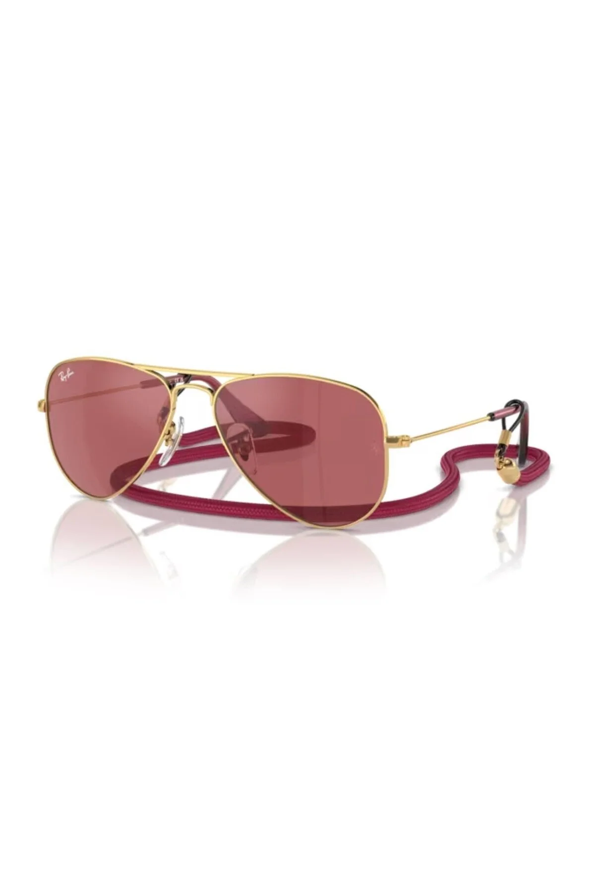 عینک آفتابی فلزی طلایی RJ 52 CHILDREN PILOT ری بن Ray-Ban