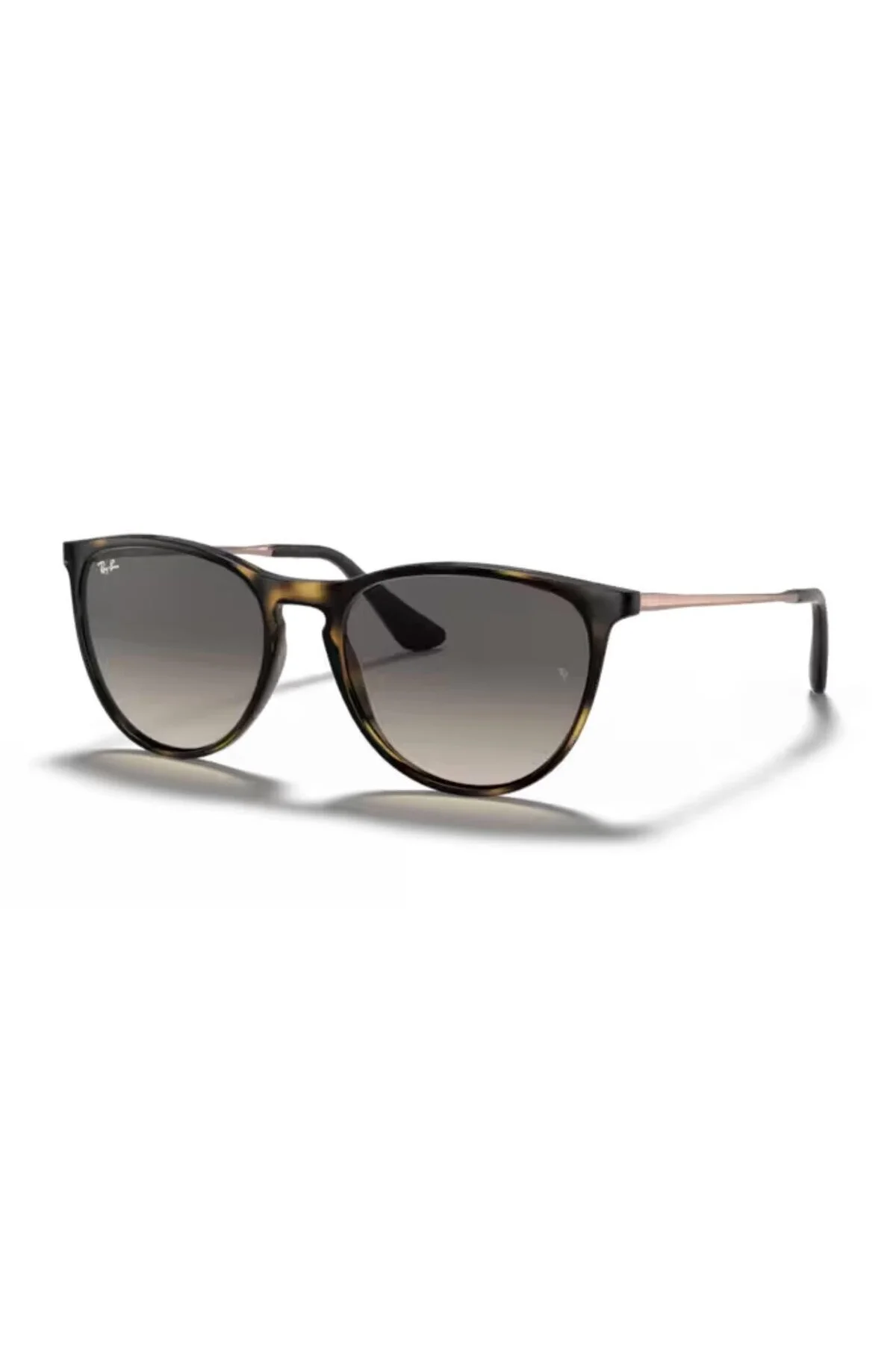 عینک آفتابی استخوانی قهوه ای بیضی شکل کودکانه RJ 50 ری بن Ray-Ban