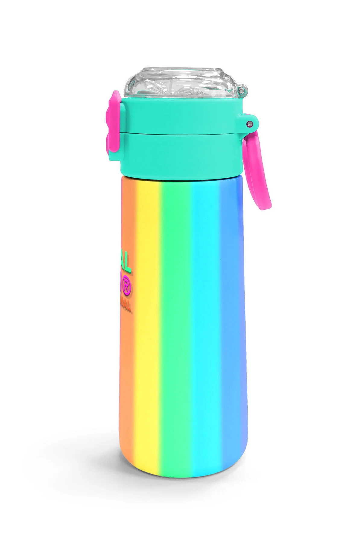 قمقمه و فلاسک بچه های لوله کشی رنگارنگ راه مستقیم STEEL THERMOS 500 ML 31873 Coral High