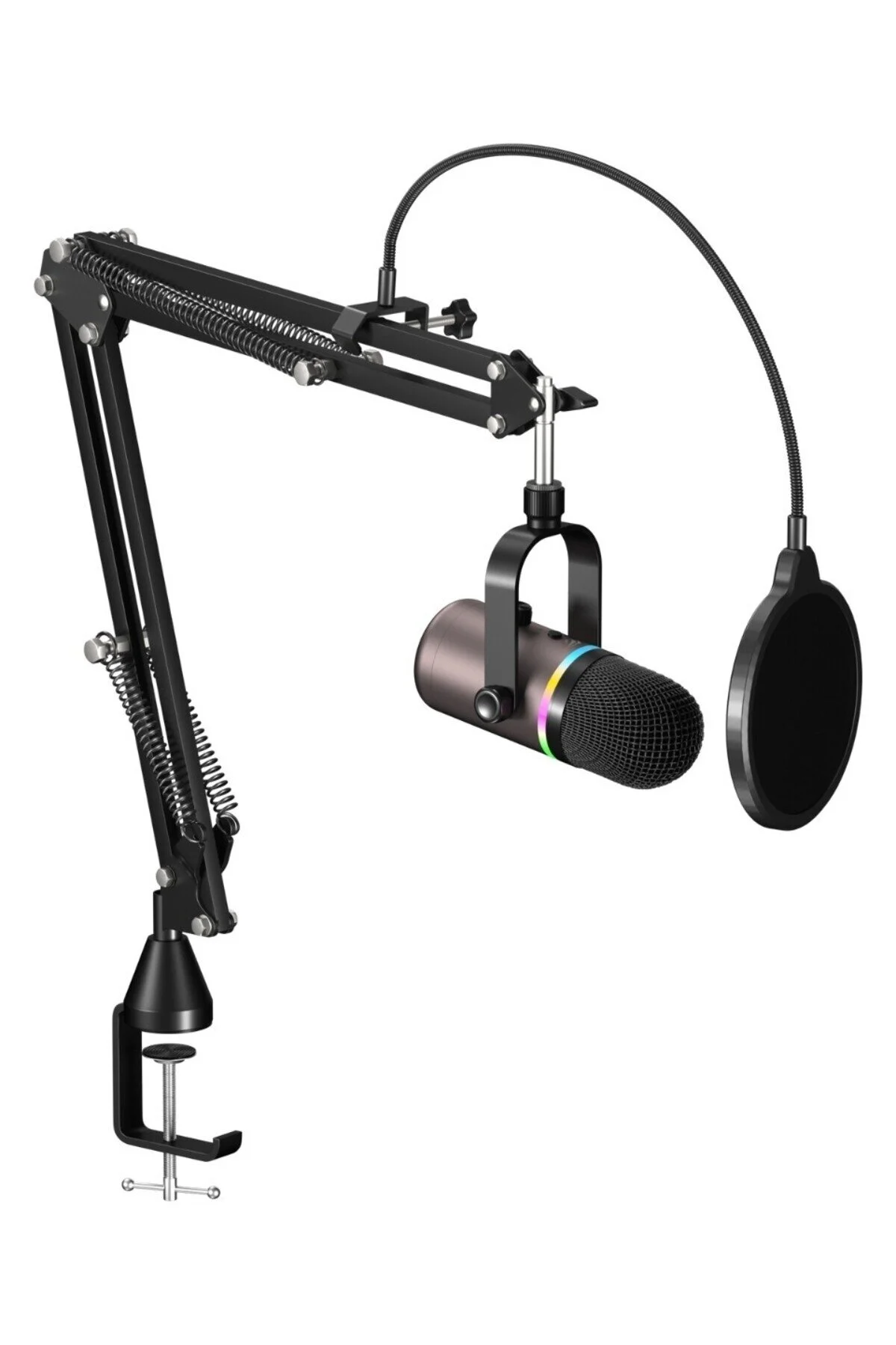 میکروفون کامپیوتر GAMENOTE GK63 PRO RGB بازیگر حرفه ای نقش اول و جدول ایستاده Havit