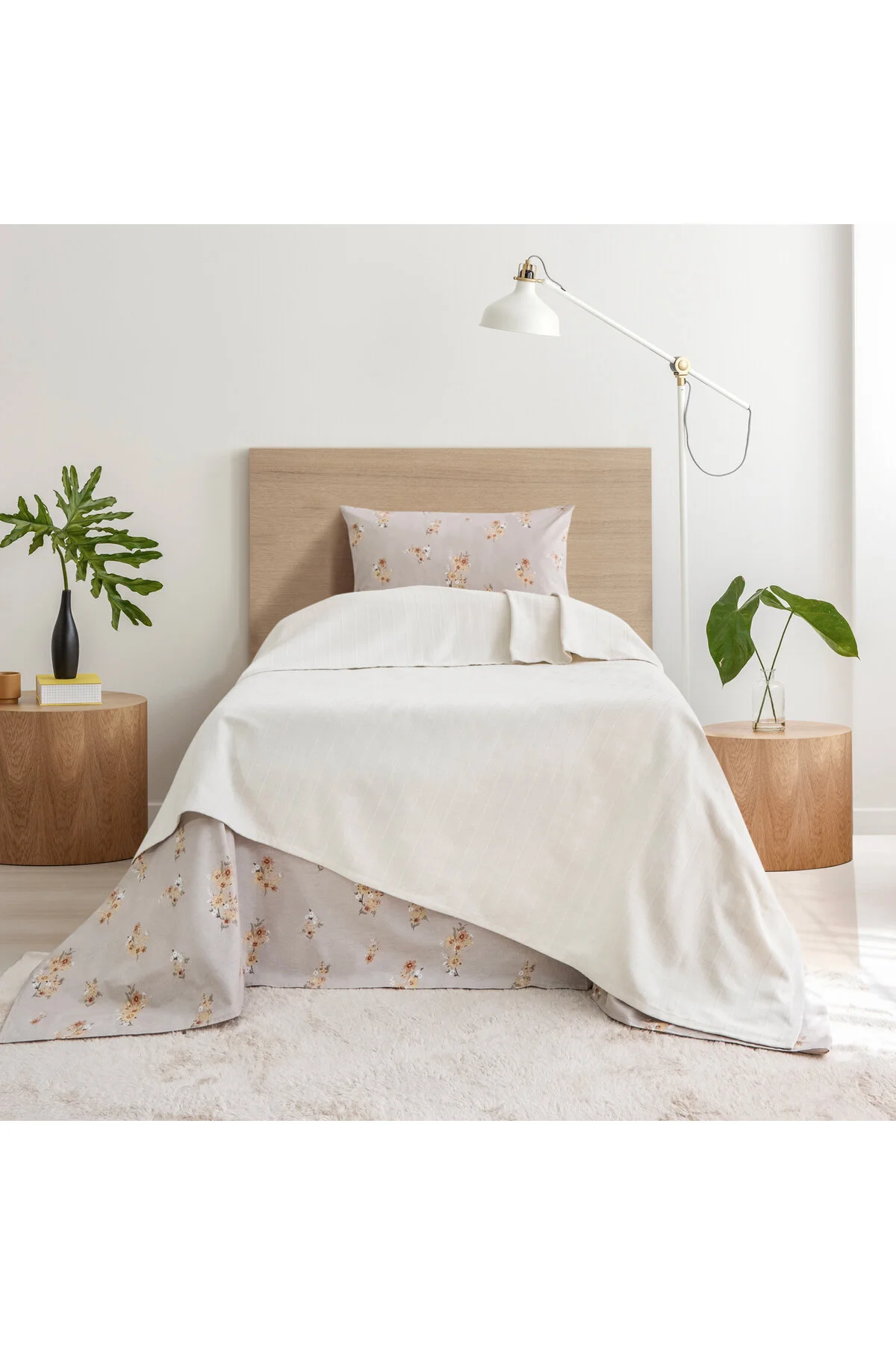 پیکه یک نفره و ست صفحه اصلی HERA SINGLE PIKE 3 PIECE EKRU Schafer