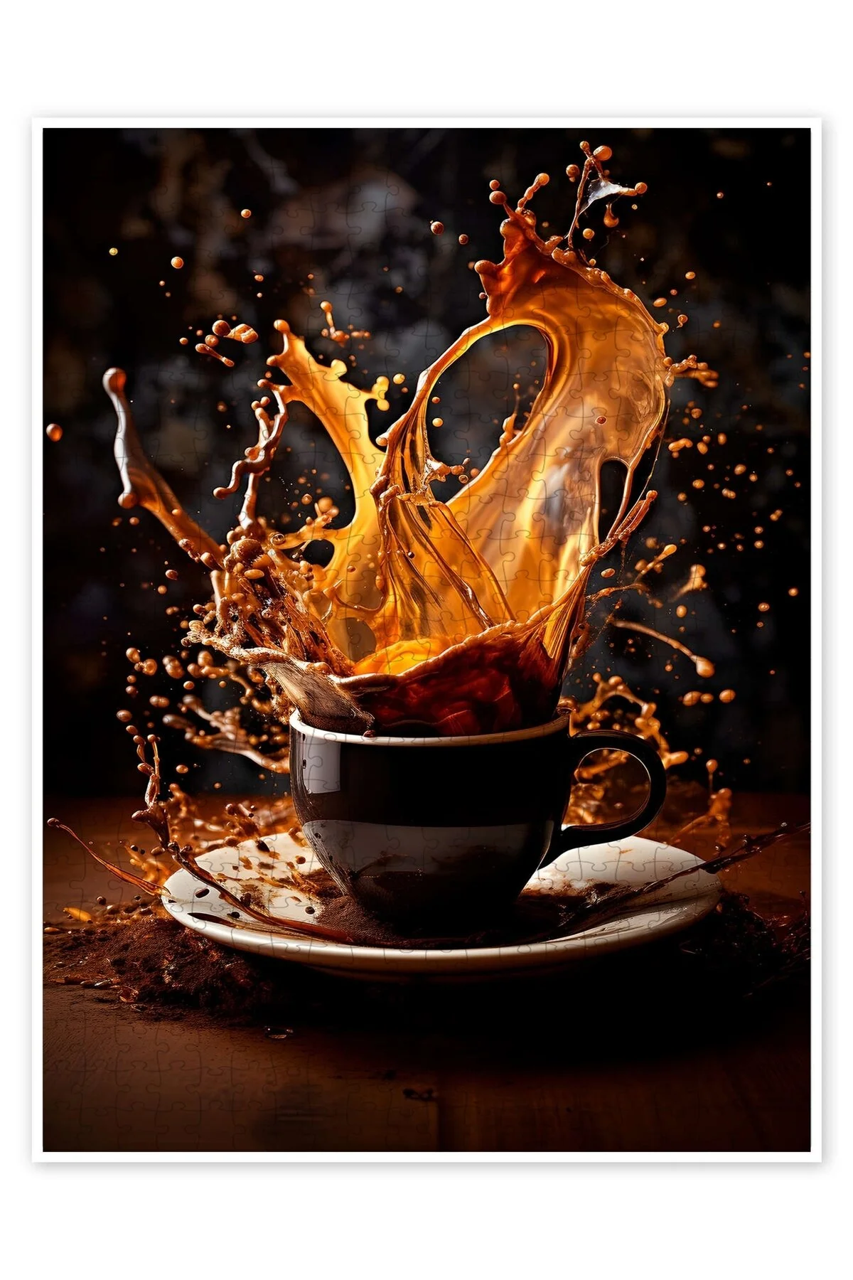 پازل SMASHING COFFEE 500 PIECE اره منبت کاری مویی آشپزخانه با تم مخصوص بزرگسالان از ترکیه Jeronkarji