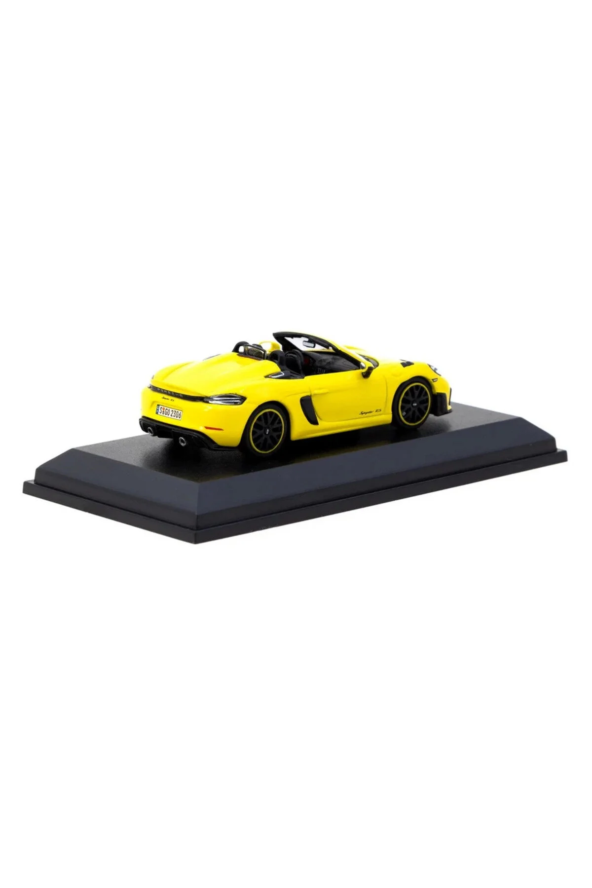 مدل خودرو TARMAC WORKS X MINICHAMPS 1 64 PORSCHE 718 SPYDER RS ​​RS RSING YELLOW TOYFEST