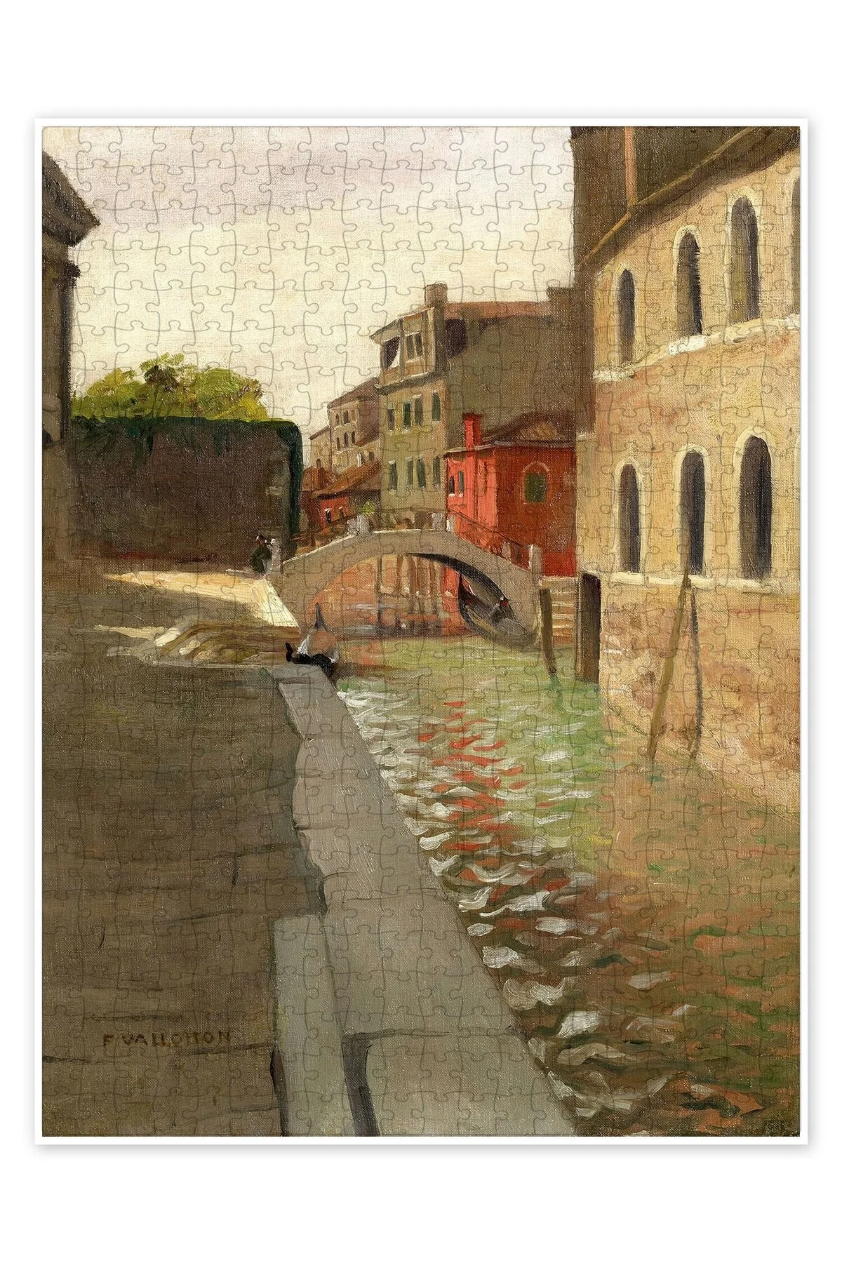 پازل RIO DELLA SALUTE ونیز 500 قطعه اره منبت کاری مویی شهر منظره سرگرمی مضمون از ترکیه Jeronkarji
