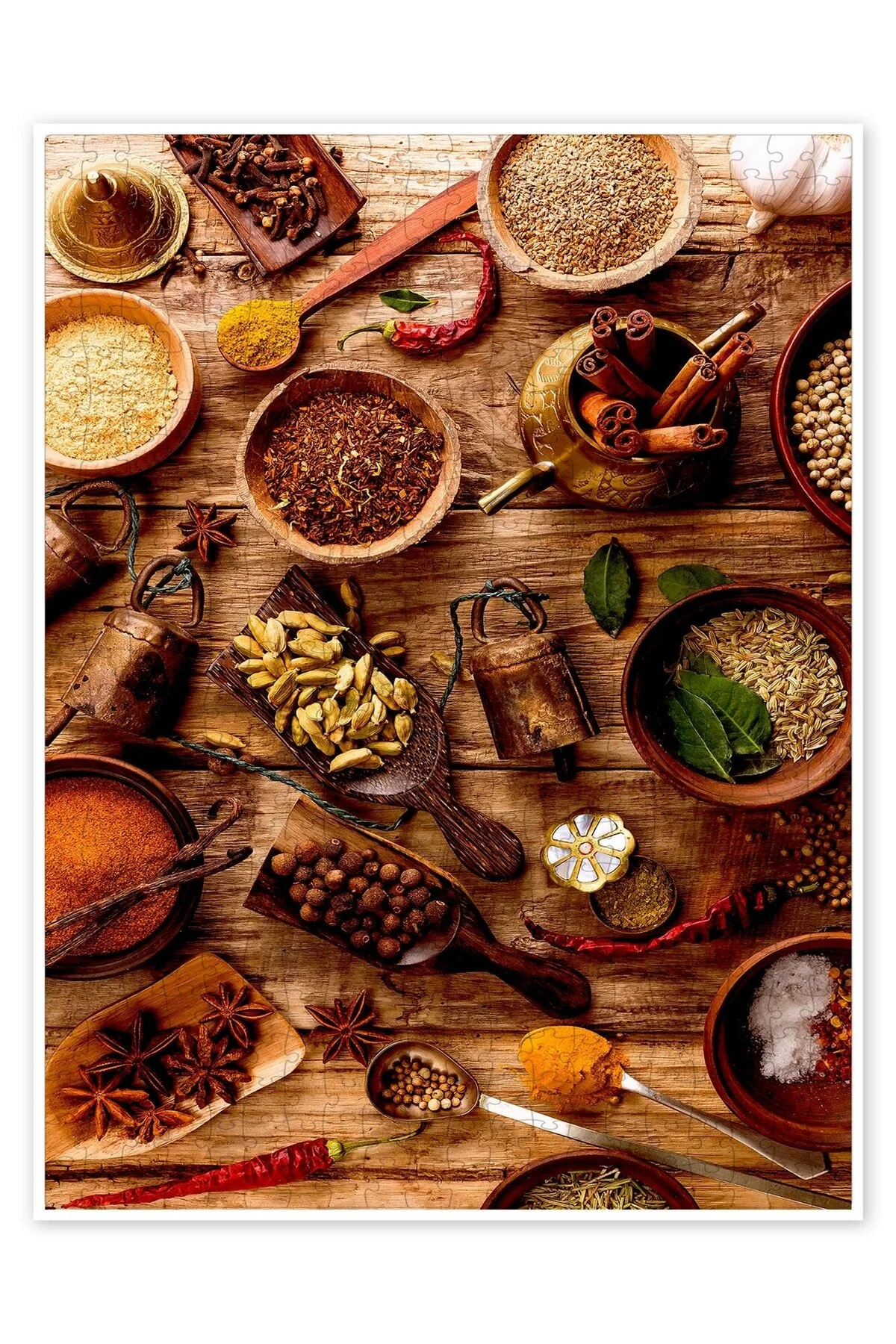 پازل SPICES I 500 PIECE PAUSE اره منبت کاری مویی آشپزخانه با تم مخصوص بزرگسالان از ترکیه Jeronkarji