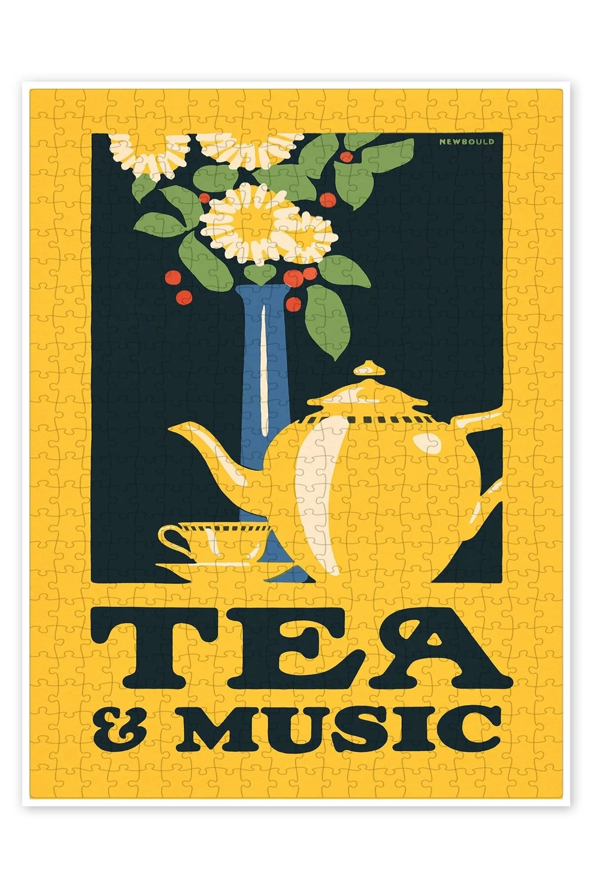 پازل TEA AND MUSIC, C.1922 500 PIECE PUZZLE KITCHEN با تم بزرگسالان از ترکیه Jeronkarji