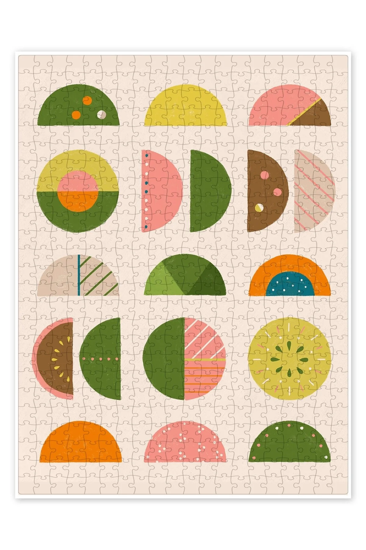 پازل BAUHAUS FRUITS 500 PIECE PAUSE PAZALE WITH THEMED بزرگسالان از ترکیه Jeronkarji
