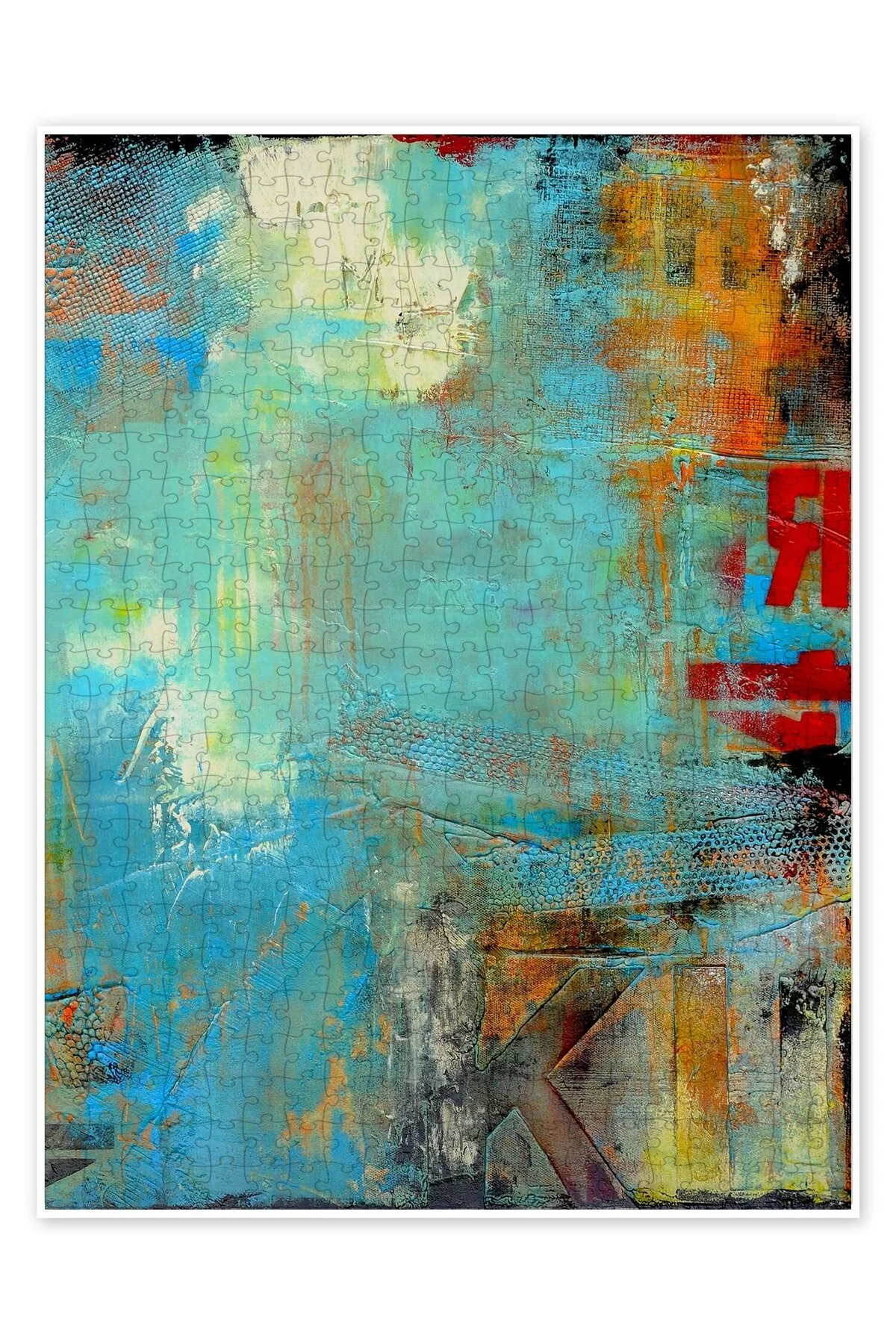 پازل DETOUR 84 II 500 PIECE JIGSAW PUZZLE BOHEMIAN ABSTRACT ART THEMED از ترکیه Jeronkarji