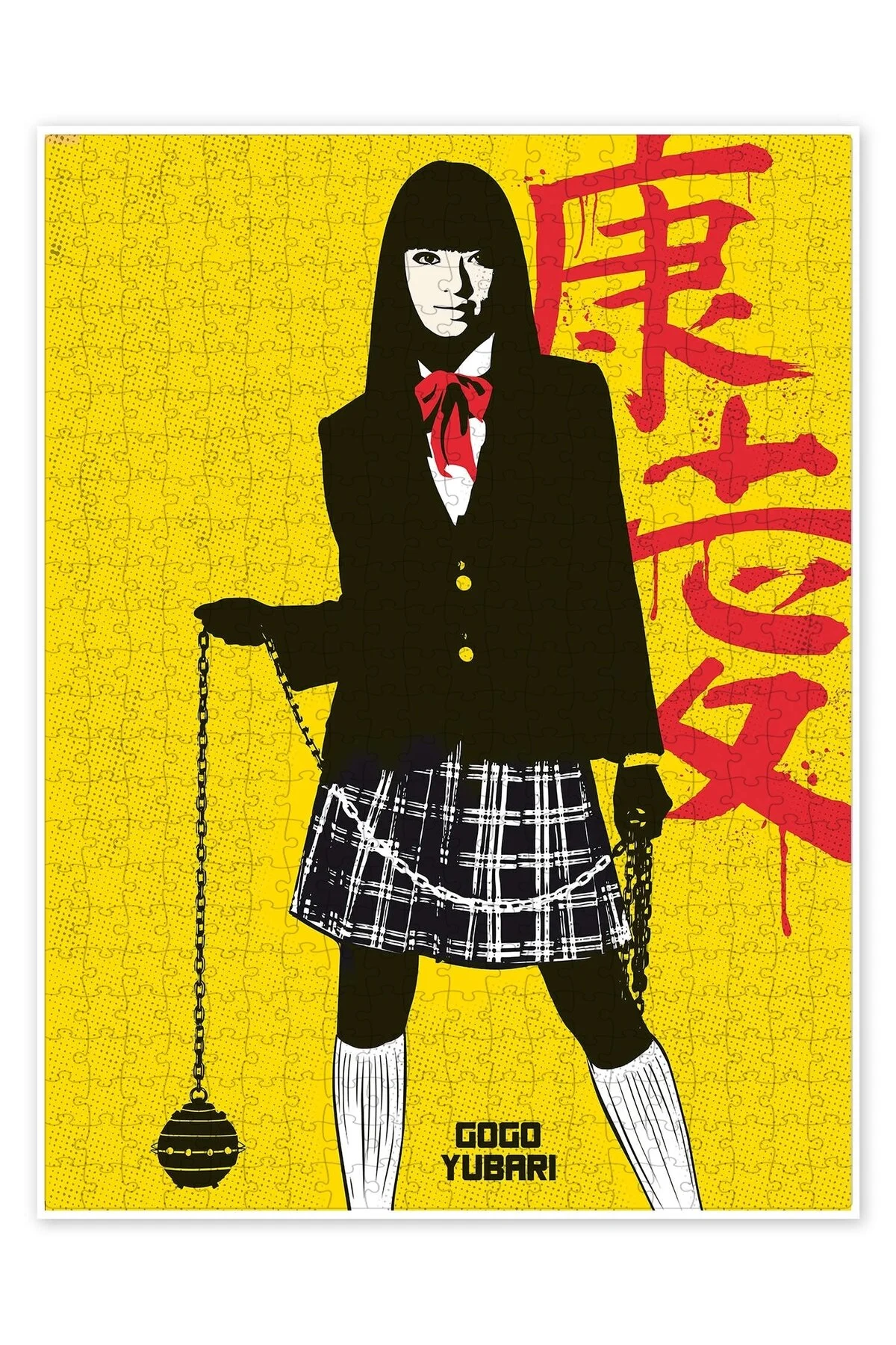 پازل GOGO YUBARI KILL BILL 500 PIECE PUZZLE اره منبت کاری مویی فیلم کلاسیک از ترکیه Jeronkarji