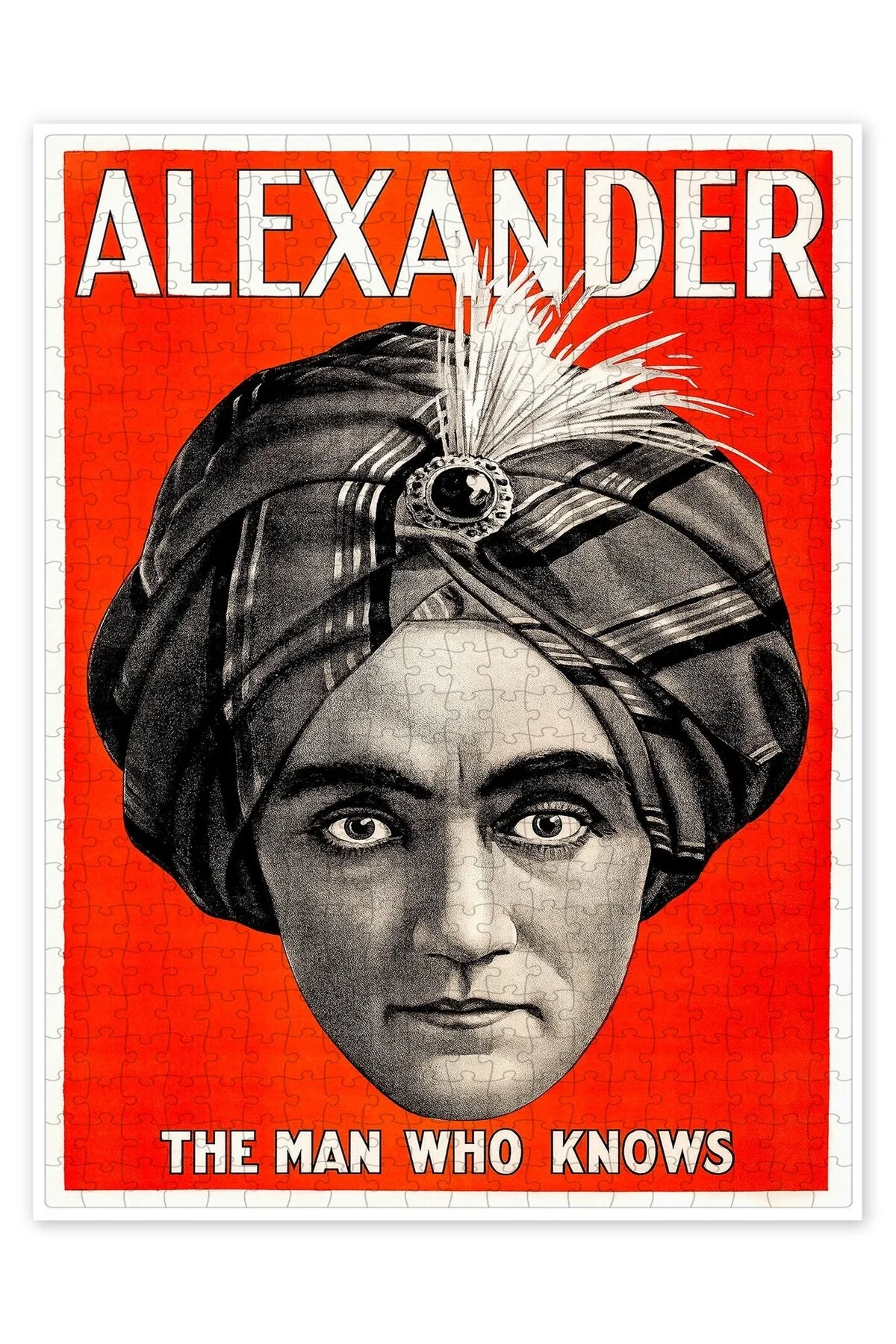 پازل ALEXANDER THE KNOWING MAN 500 PIECE PUZZLE اره منبت کاری مویی فیلم کلاسیک از ترکیه Jeronkarji