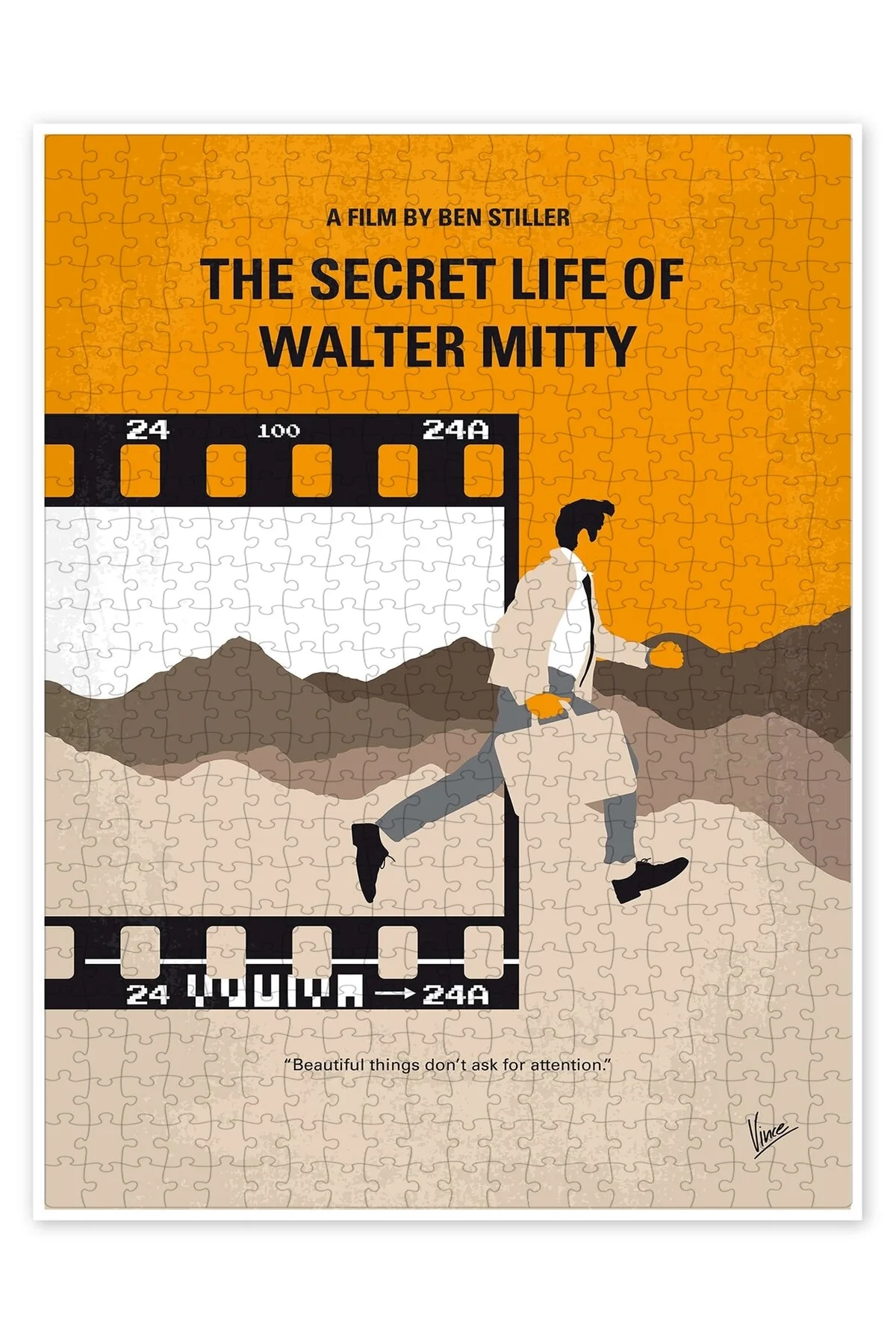 پازل THE SECRET LIFE OF WALTER MITTY 500 PIECE JIGSAW PUZZLE با موضوع فیلم کلاسیک از ترکیه Jeronkarji