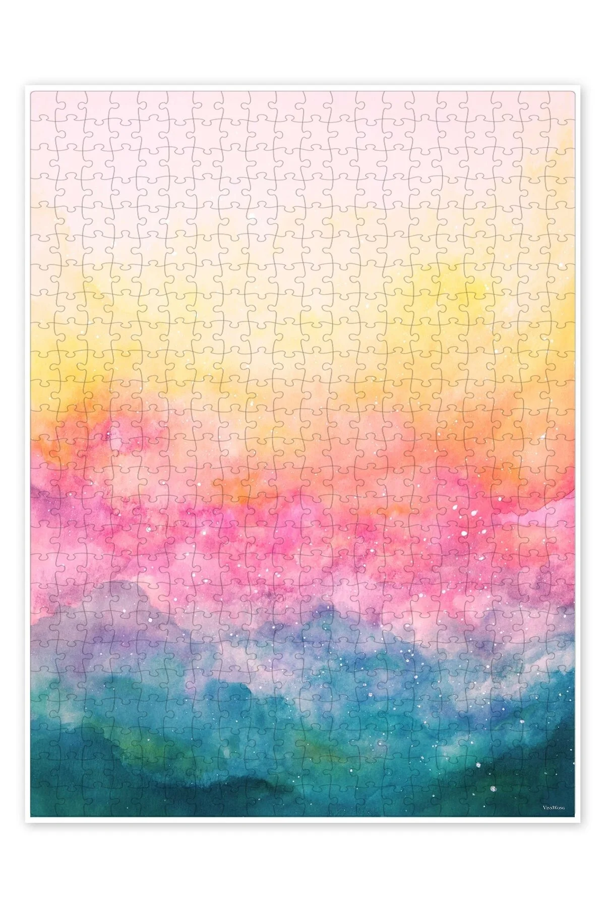 پازل CELESTE 500 PIECE اره منبت کاری مویی با موضوع هنر انتزاعی بوهمیایی از ترکیه Jeronkarji