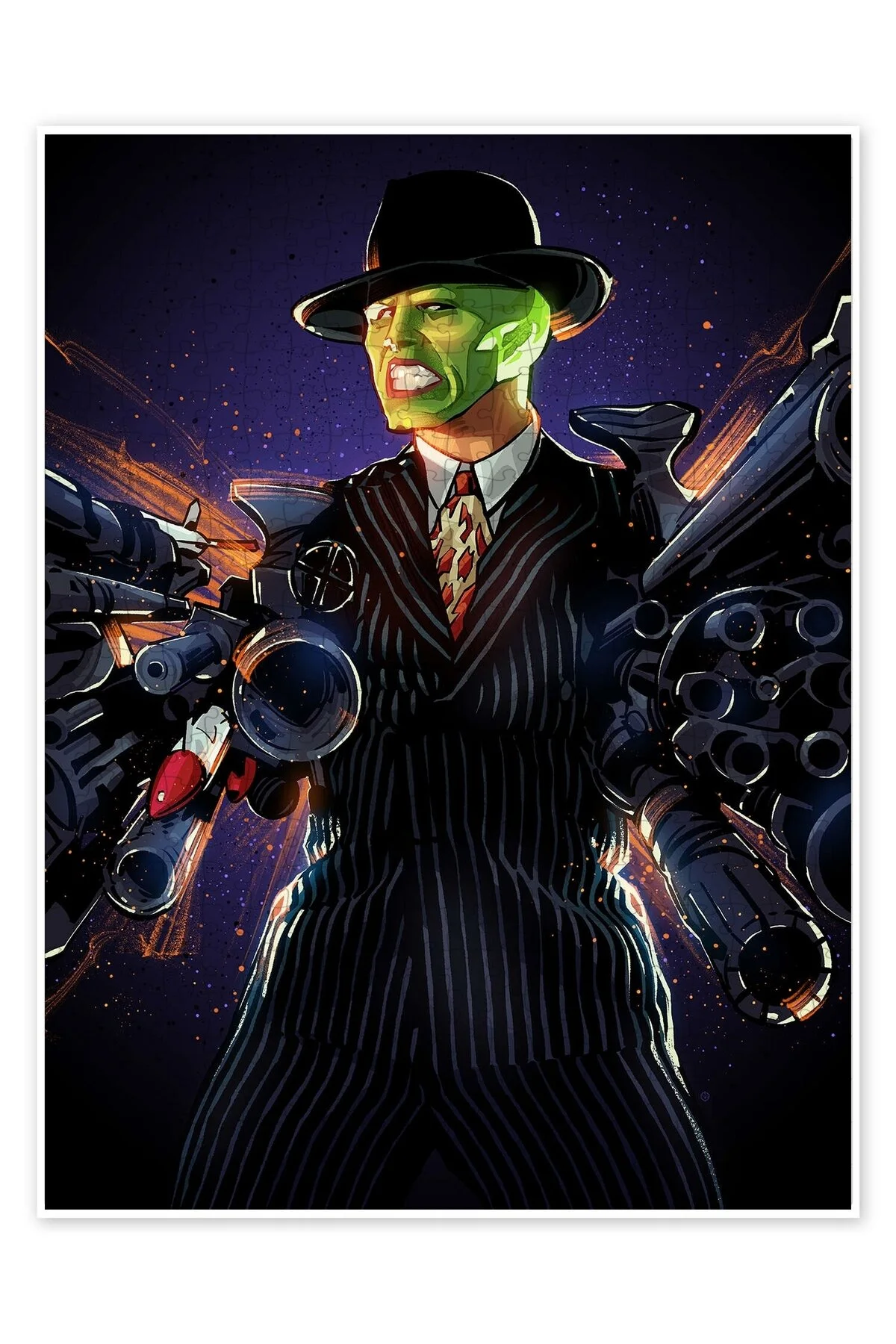 پازل THE MASK II 500 PIECE JIGSAW PUZZLE با موضوع فیلم کلاسیک از ترکیه Jeronkarji