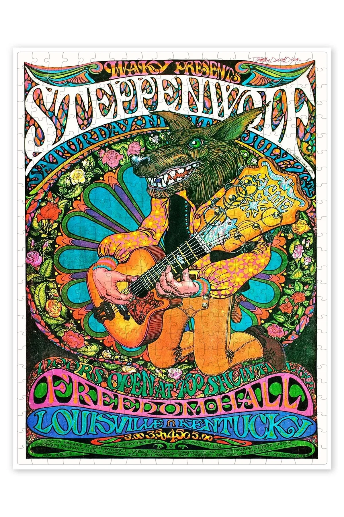 پازل STEPPENWOLF FREEDOM HALL 500 PIECE PUZZLE اره منبت کاری مویی فیلم کلاسیک از ترکیه Jeronkarji
