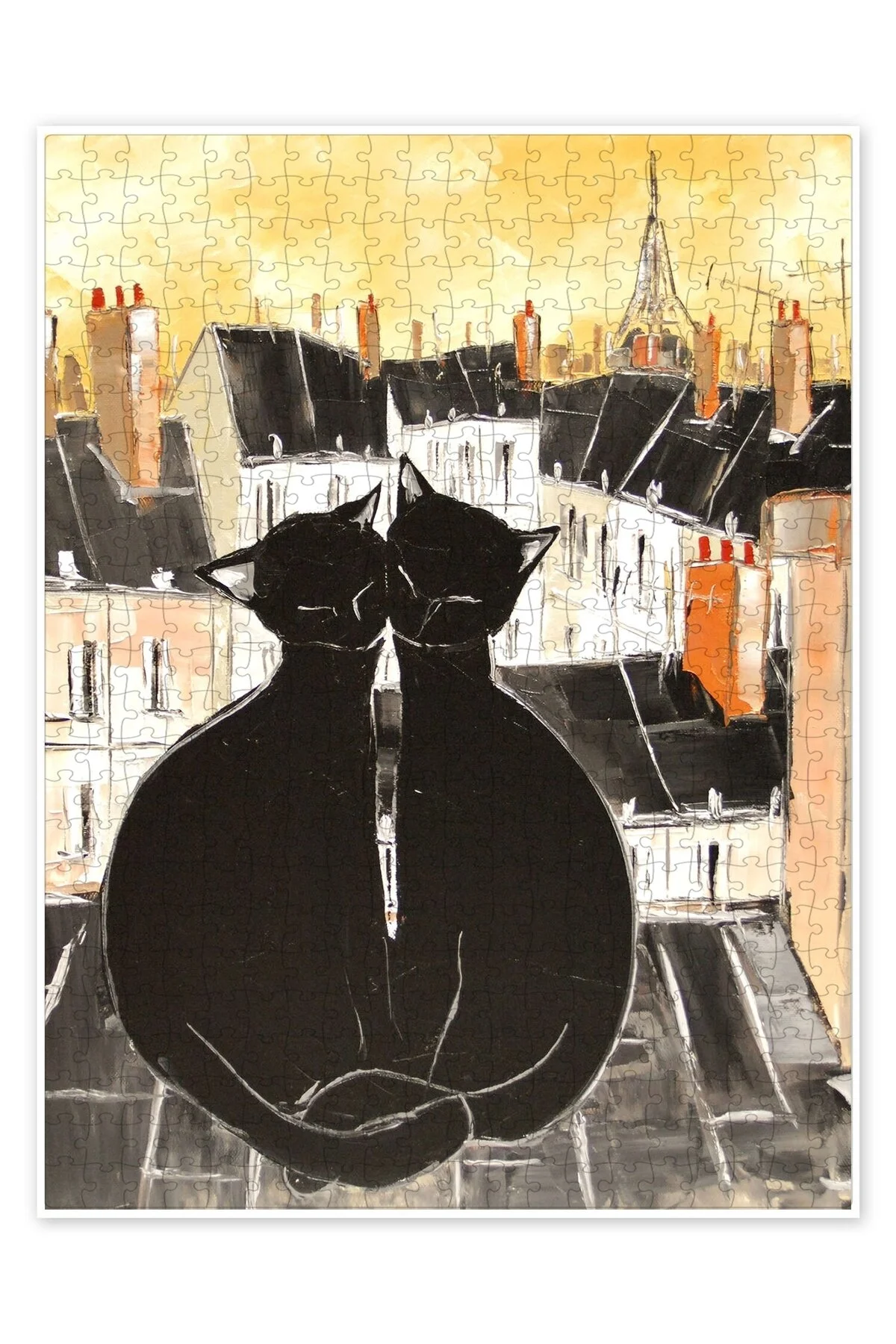 پازل CATS LOVE 500 PIECE PUZZLE با تم سگ گربه حیوانات جنگل و طبیعت از ترکیه Jeronkarji