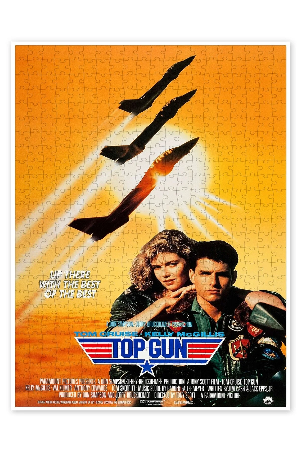 پازل فیلم کلاسیک اره منبت کاری مویی TOP GUN 500 PIECE از ترکیه Jeronkarji