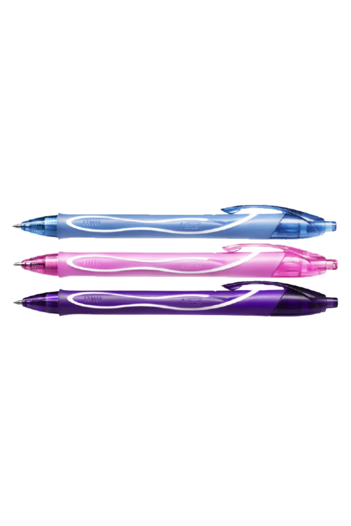 خودکار ژله ای صورتی ژل خشک کردن سریع 0.7 میلی متر رنگ مد فیروزه بیک Bic