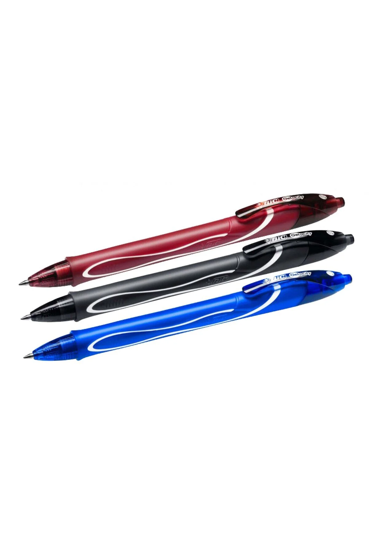 خودکار ژله ای قرمز PEN ژل خشک کردن سریع ژلوسیت 0.7 میلی متر رنگ آبی بیک Bic