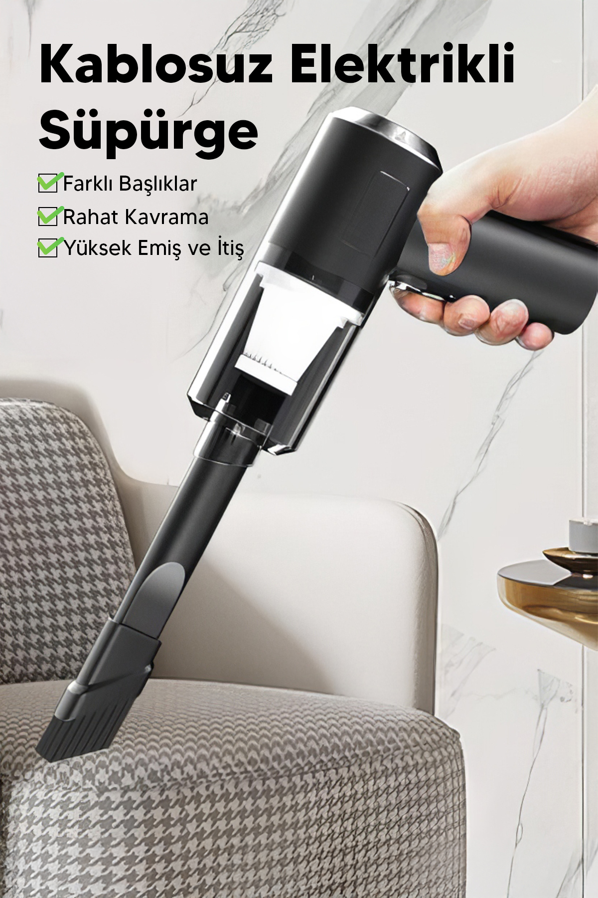 جاروبرقی داخل خودرو مینی جارو برقی دستی بی سیم DEMPOWER - DEMPOWER - جاروبرقی داخل خودرو