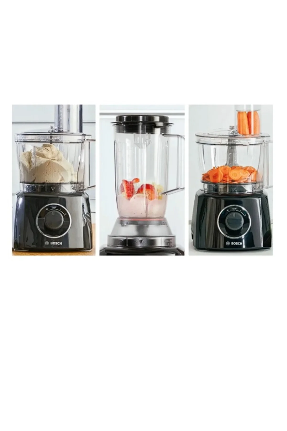خردکن و غذا ساز MCM3201B FOOD PROCESSORMULTITALENT 3 800 W مشکی اورجینال Bosch