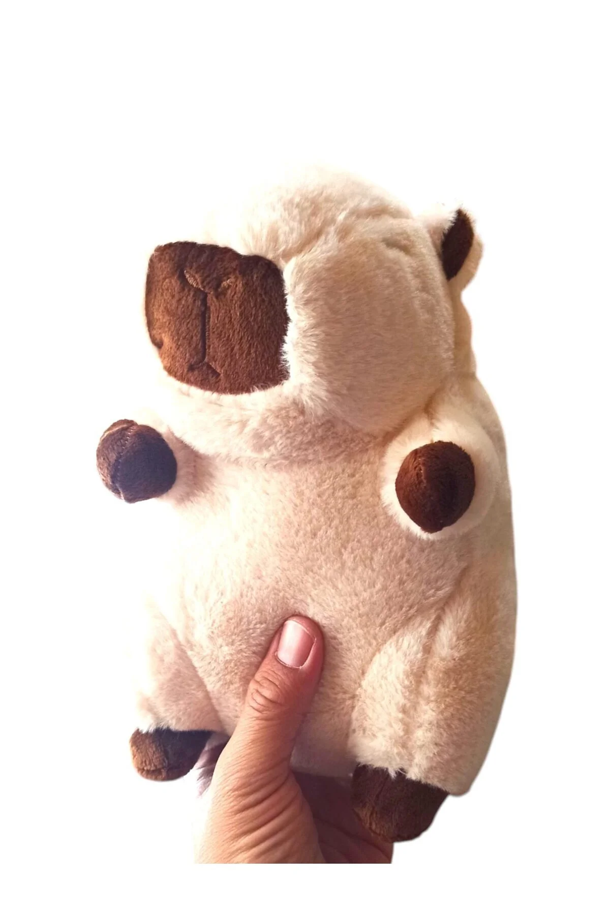 اسباب بازی های پشمی بامزه ترین دوست CAPYBARA شما مخمل خواب دار نرم CAPYPARA 25 سانتی متری PopŞeker
