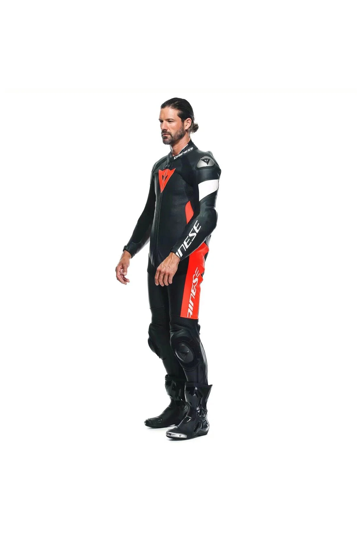 سرهمی موتورسوار مردانه 1 PCS . آنفولانزای سیاه قرمز سفید Dainese