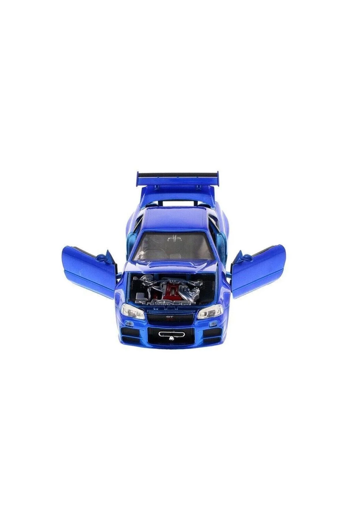 مدل خودرو 1:24 سریع و خشمگین برایان NISSAN SKYLINE GT R BNR34 ماشین آبی SCOWETTO
