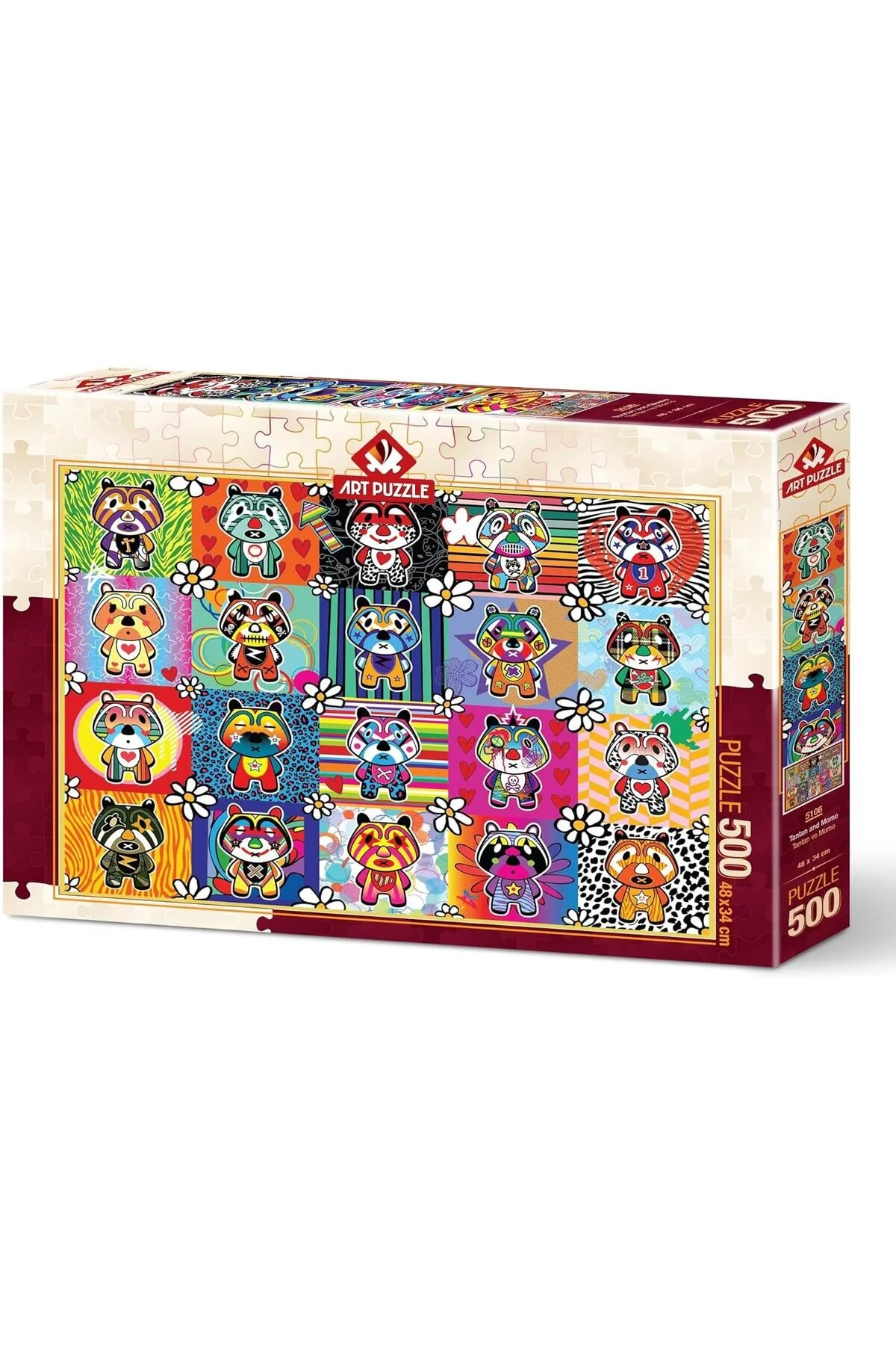 پازل 500 تکه تانتان مومو اورجینال ارت پازل Art Puzzle