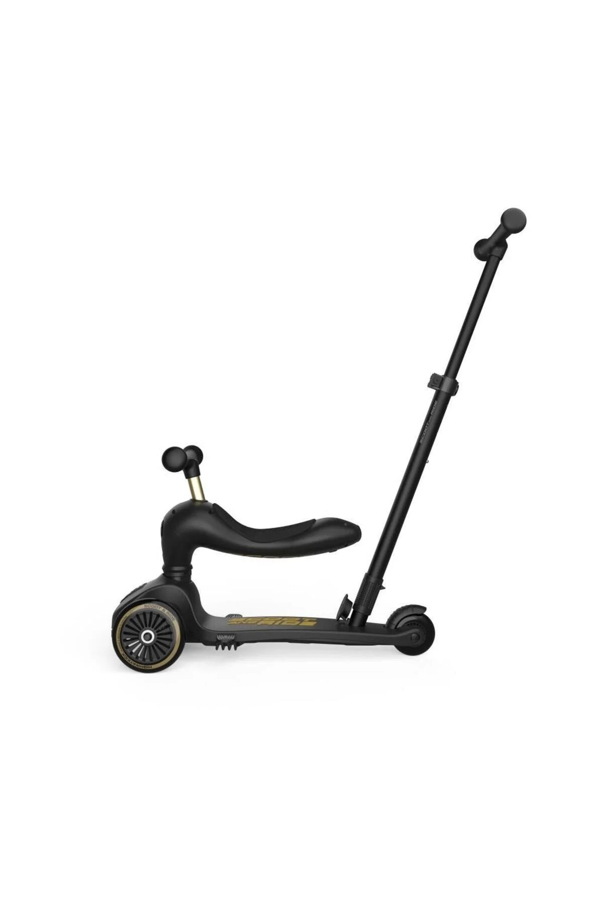 اسکوتر کودکان PUSH AND GO CHILD WITH PARENTAL CONTROL BLACK & GOLD LIMITED EDITION 240527 00089 از ترکیه SCOOT AND RIDE