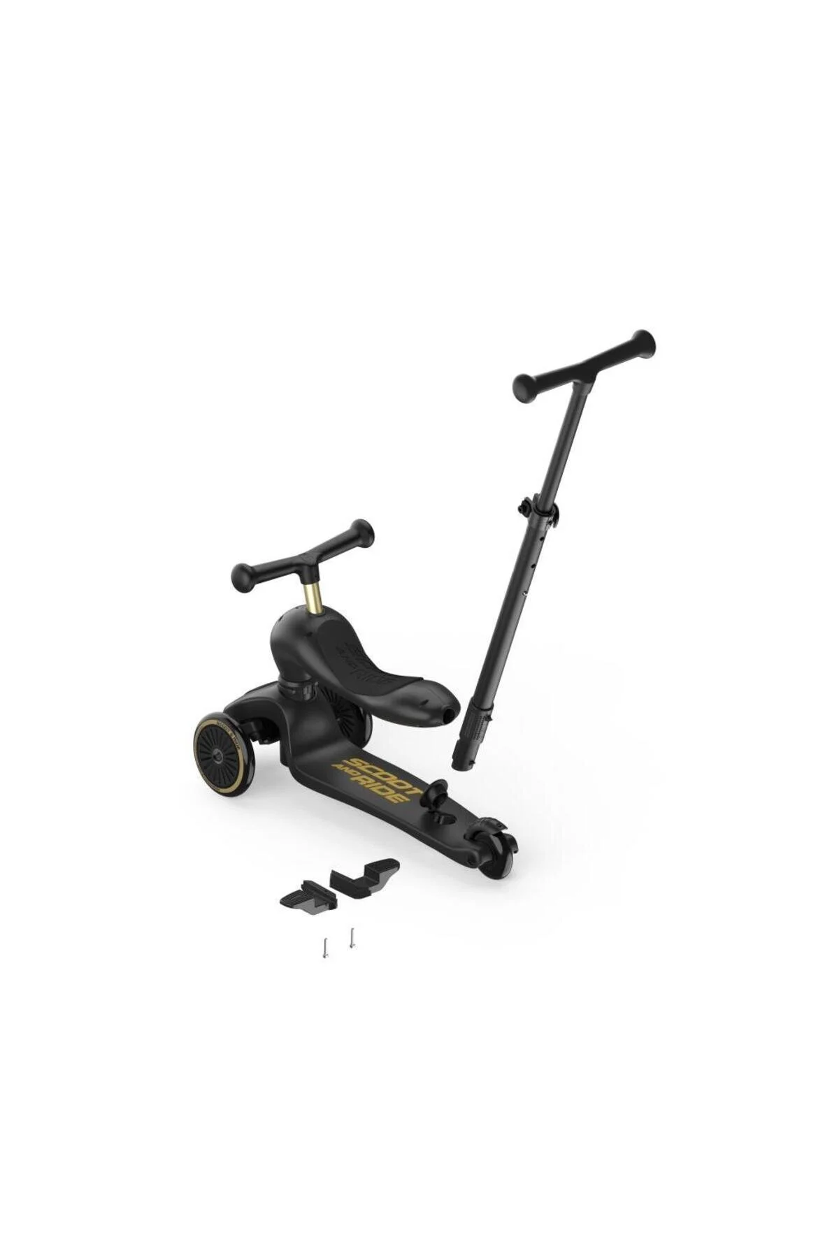 اسکوتر کودکان PUSH AND GO CHILD WITH PARENTAL CONTROL BLACK & GOLD LIMITED EDITION 240527 00089 از ترکیه SCOOT AND RIDE