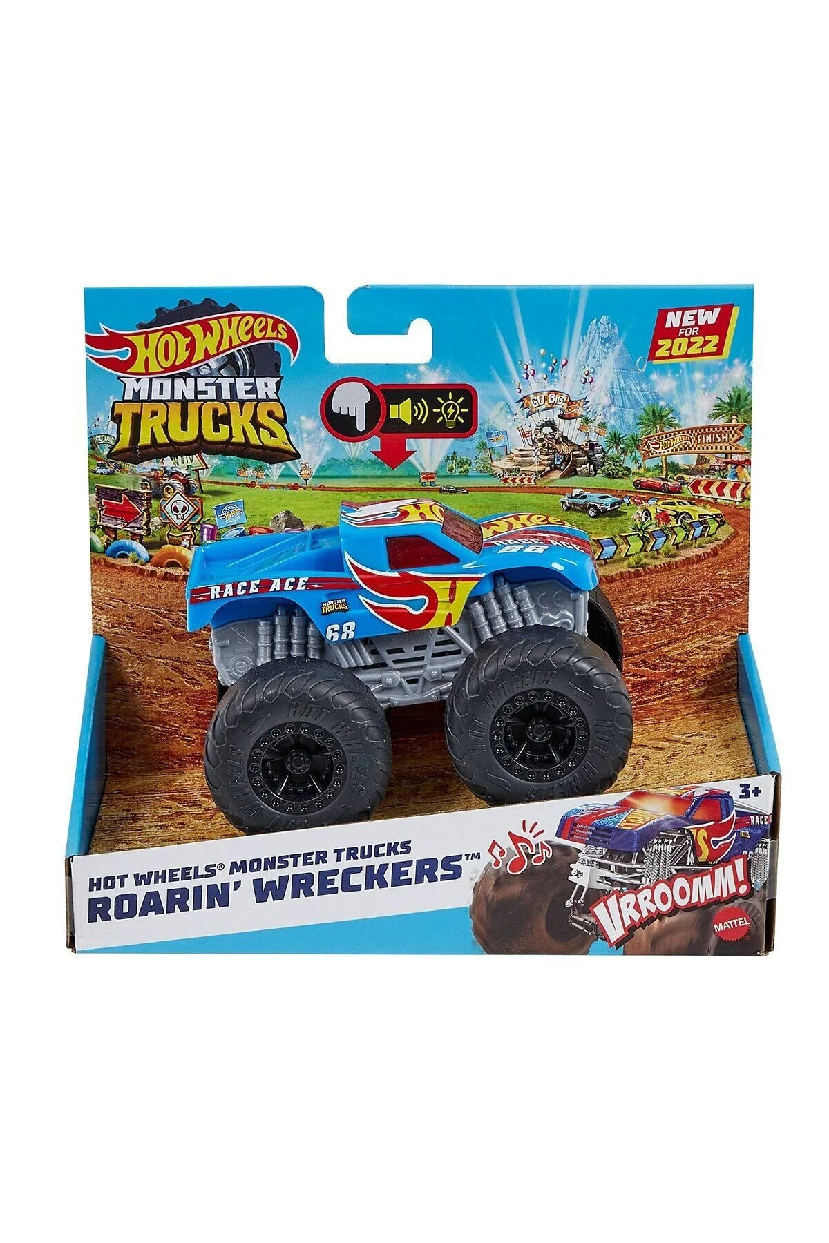 اسباب بازی های فیگور شخصیت HDX60 MONSTER TRUCKS 1:43 ROARING CARS از ترکیه HOT WHEELS