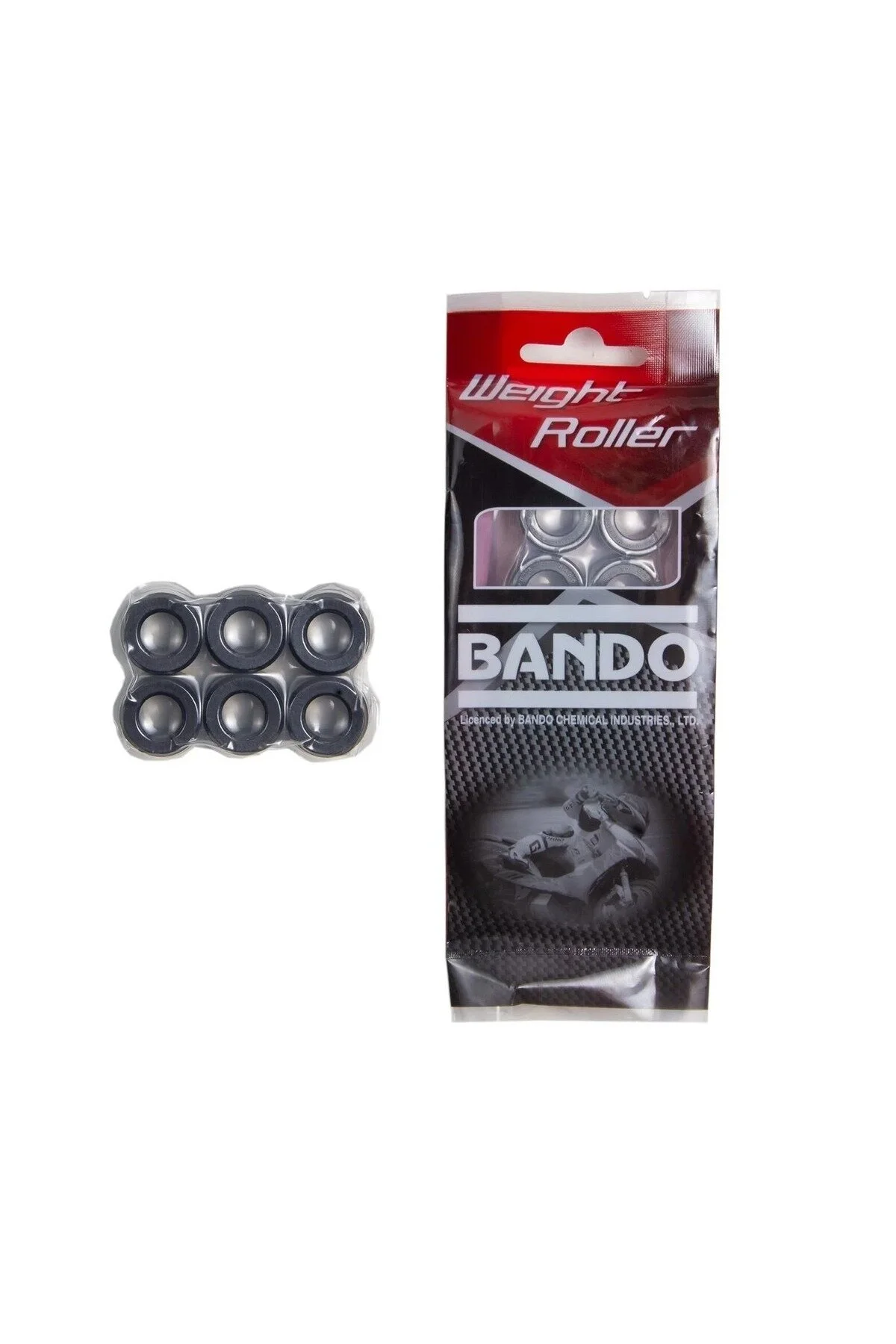 لوازم یدکی موتورسیکلت KYMCO AGILITY R12 تحویل 50 AIR 4T E5 2021 > DRIVE SET BAND 6.5 گرم BAGA توپ واریاتور Bando