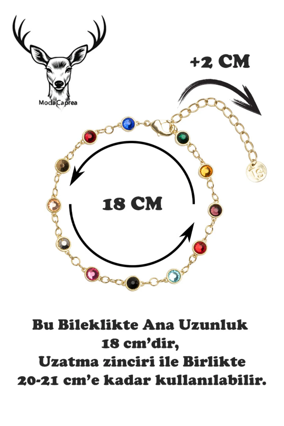 دستبند فولادی زنانه XPING 14K THREE BALL EVIL EYE STONE – 18+2 سانتی متر | جواهرات ژوپینگ ضد تیرگی رنگ طلایی Modacaprea
