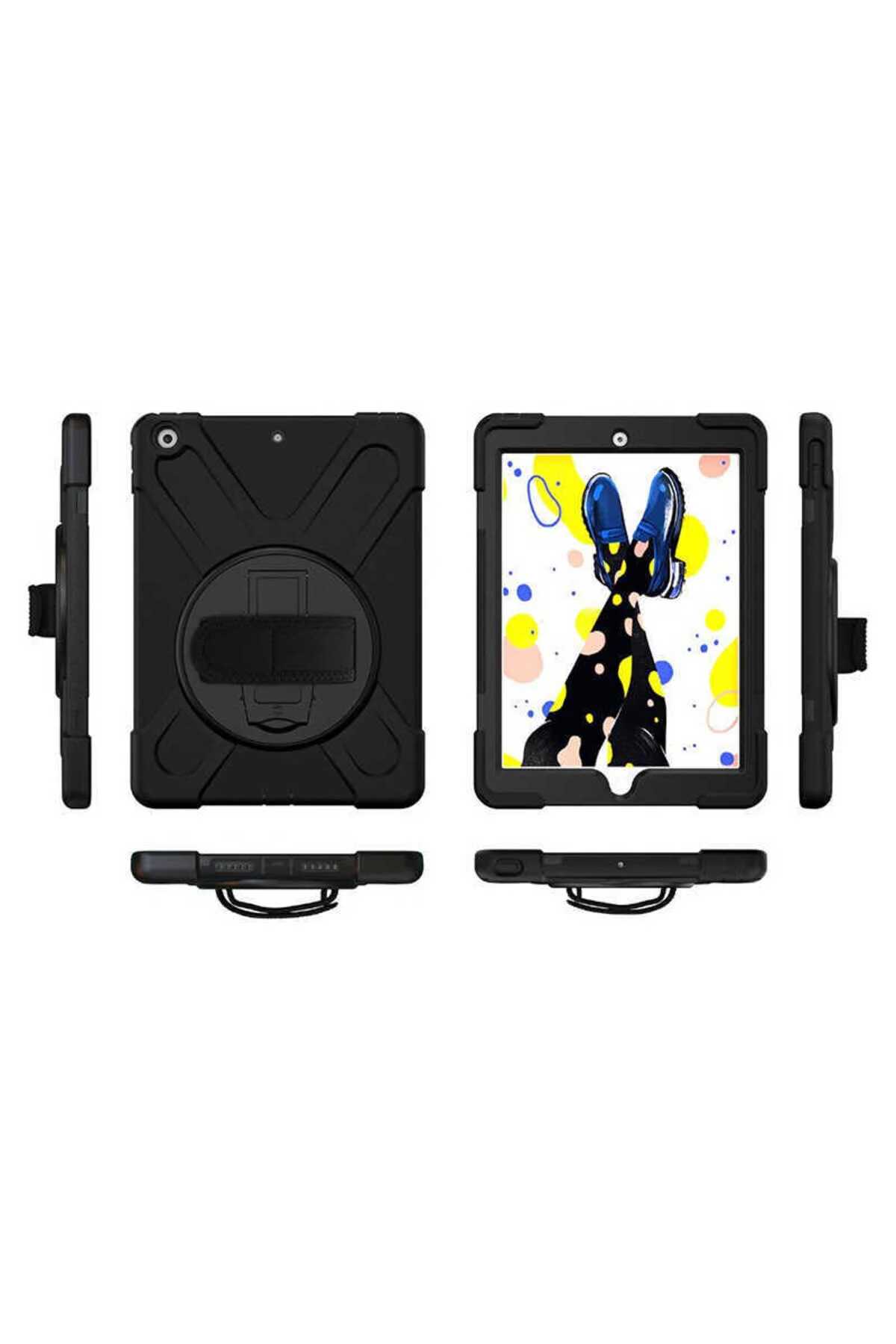 کاور تبلت IPAD 10.2 نسل هشتم DEFENDER SILICONE مشکی HazırdaVar